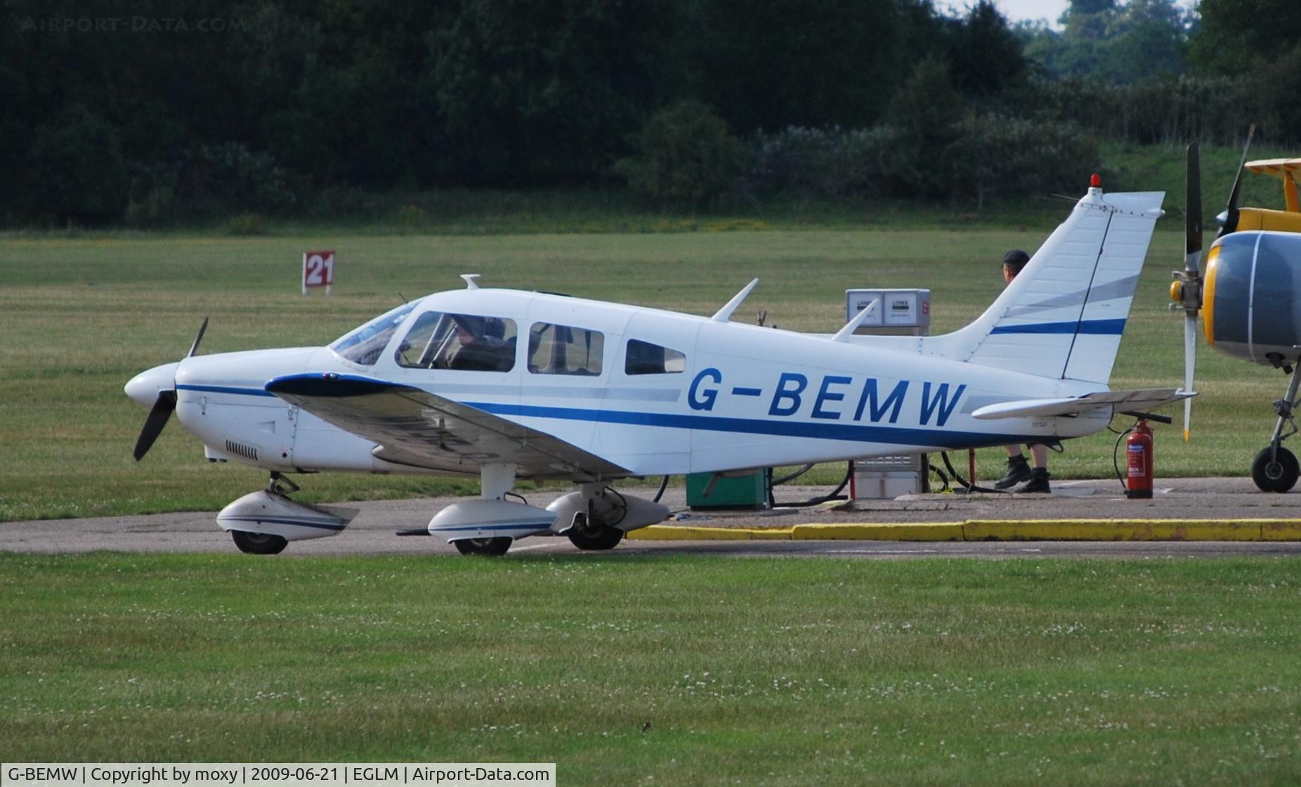 G-BEMW, 1976 Piper PA-28-181 Cherokee Archer II C/N 28-7790243, Piper PA28-181 at White Waltham