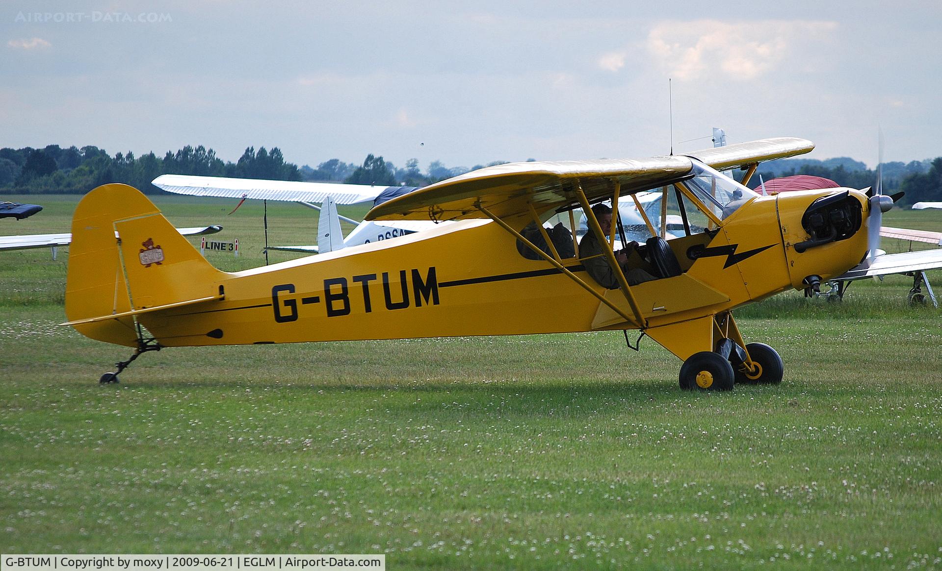 G-BTUM, 1946 Piper J3C-65 Cub Cub C/N 19516, PIPER J3C-65 at White Waltham