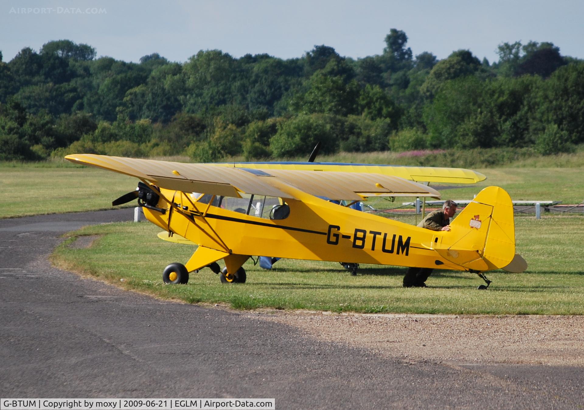 G-BTUM, 1946 Piper J3C-65 Cub Cub C/N 19516, Piper Cub at White Waltham
