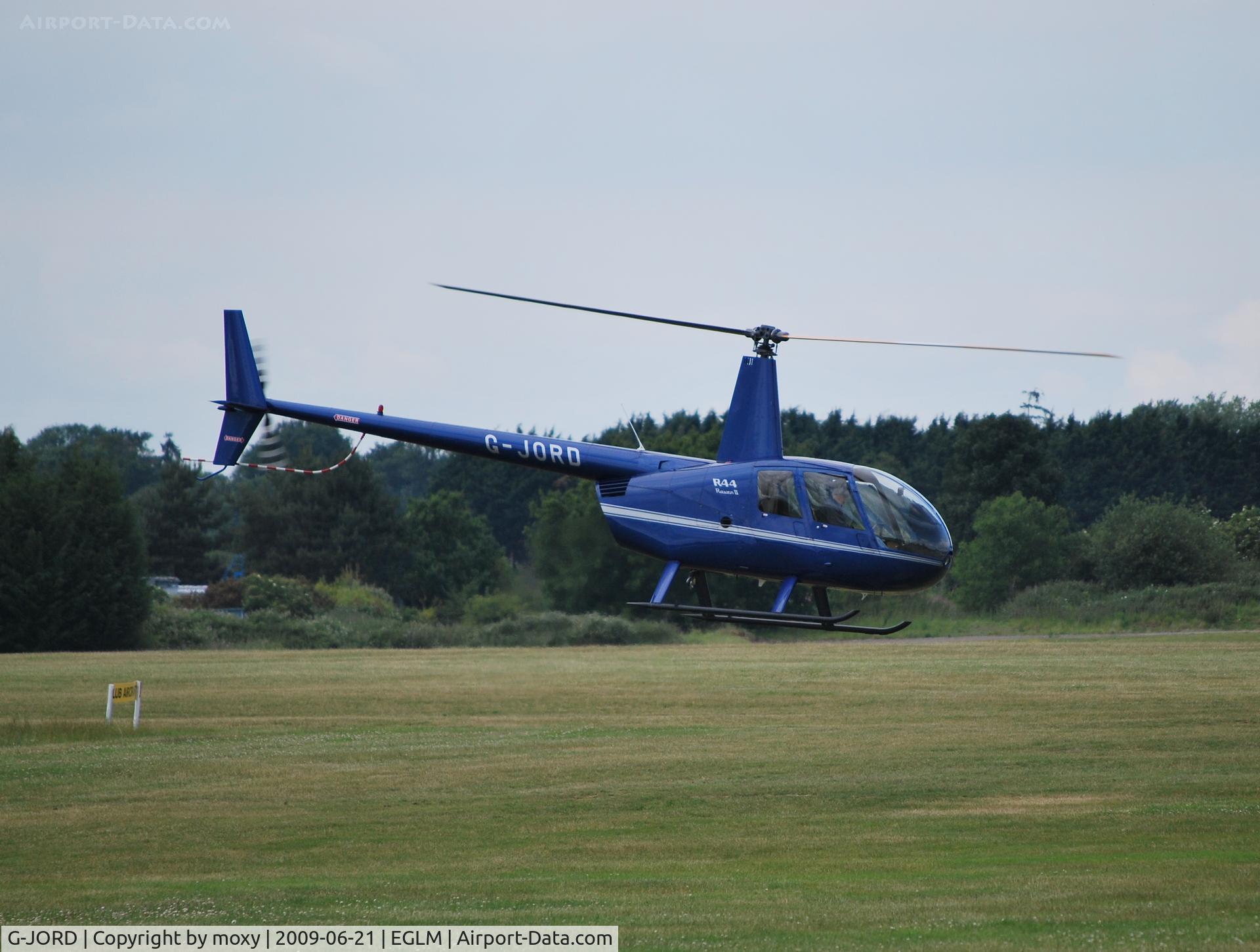 G-JORD, 2007 Robinson R44 II C/N 11725, Robinson R44 II at White Waltham