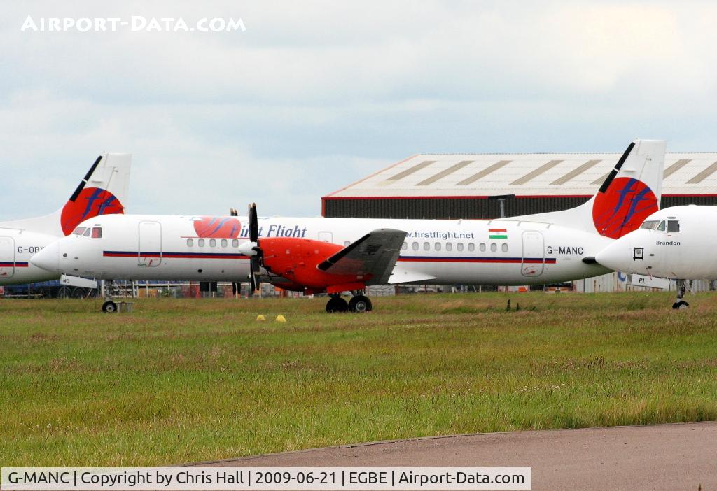 G-MANC, 1992 British Aerospace ATP C/N 2054, Trident Aviation Leasing Services Ltd, Previous ID's : VT-FFA, G-LOGF