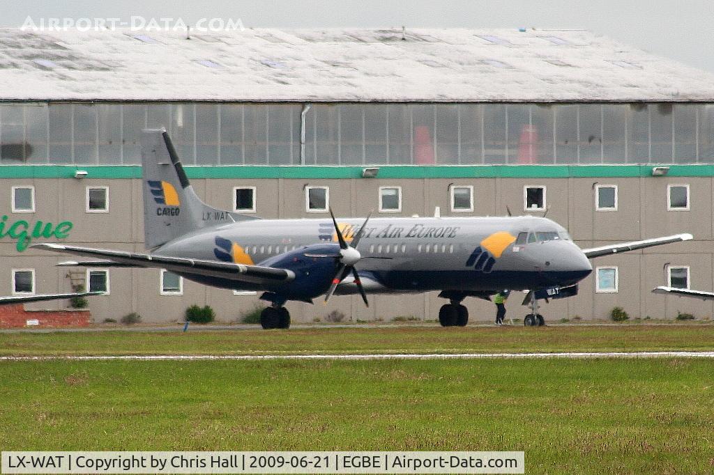 LX-WAT, 1989 British Aerospace ATP(F) C/N 2011, West Air Europe, Previous ID's: SE-MAO, G-BTPD