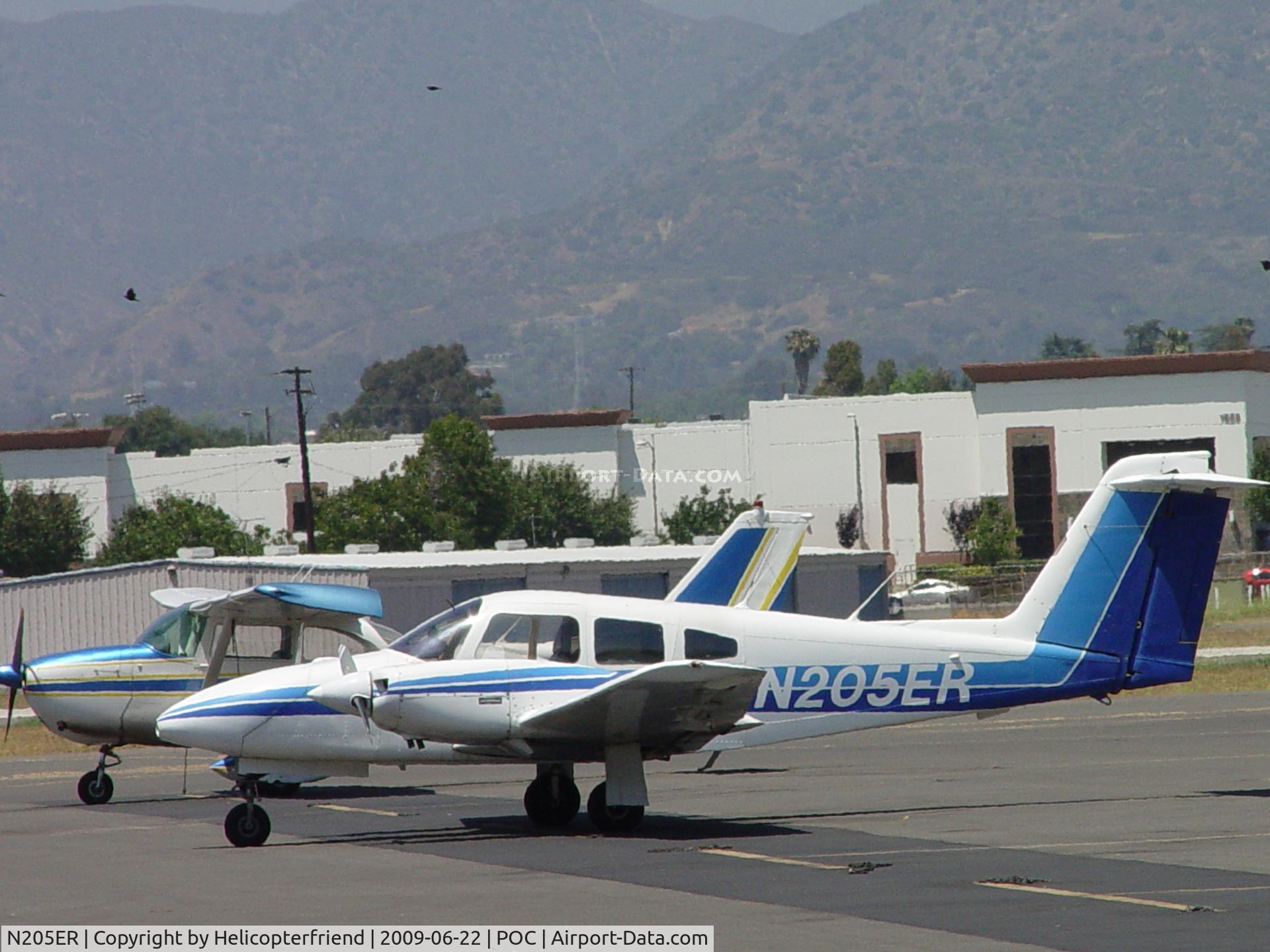 N205ER, 1979 Piper PA-44-180 Seminole C/N 44-7995320, Parked in Transient Parking