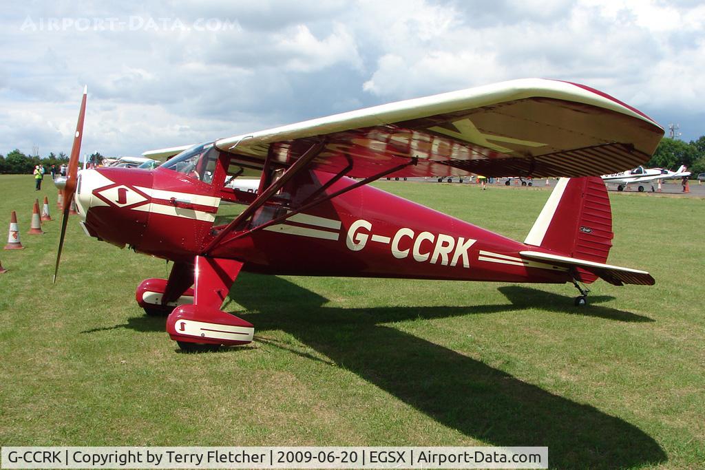 G-CCRK, 1946 Luscombe 8A C/N 3186, 1946 Luscombe 8A at North Weald on 2009 Air Britain Fly-in Day 1