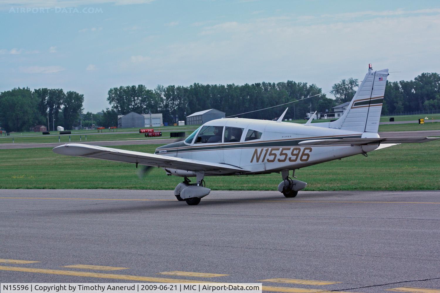 N15596, 1972 Piper PA-28-180 C/N 28-7305095, 1972 Piper PA-28-180, c/n: 28-7305095, Crystal Airport Open House 2009