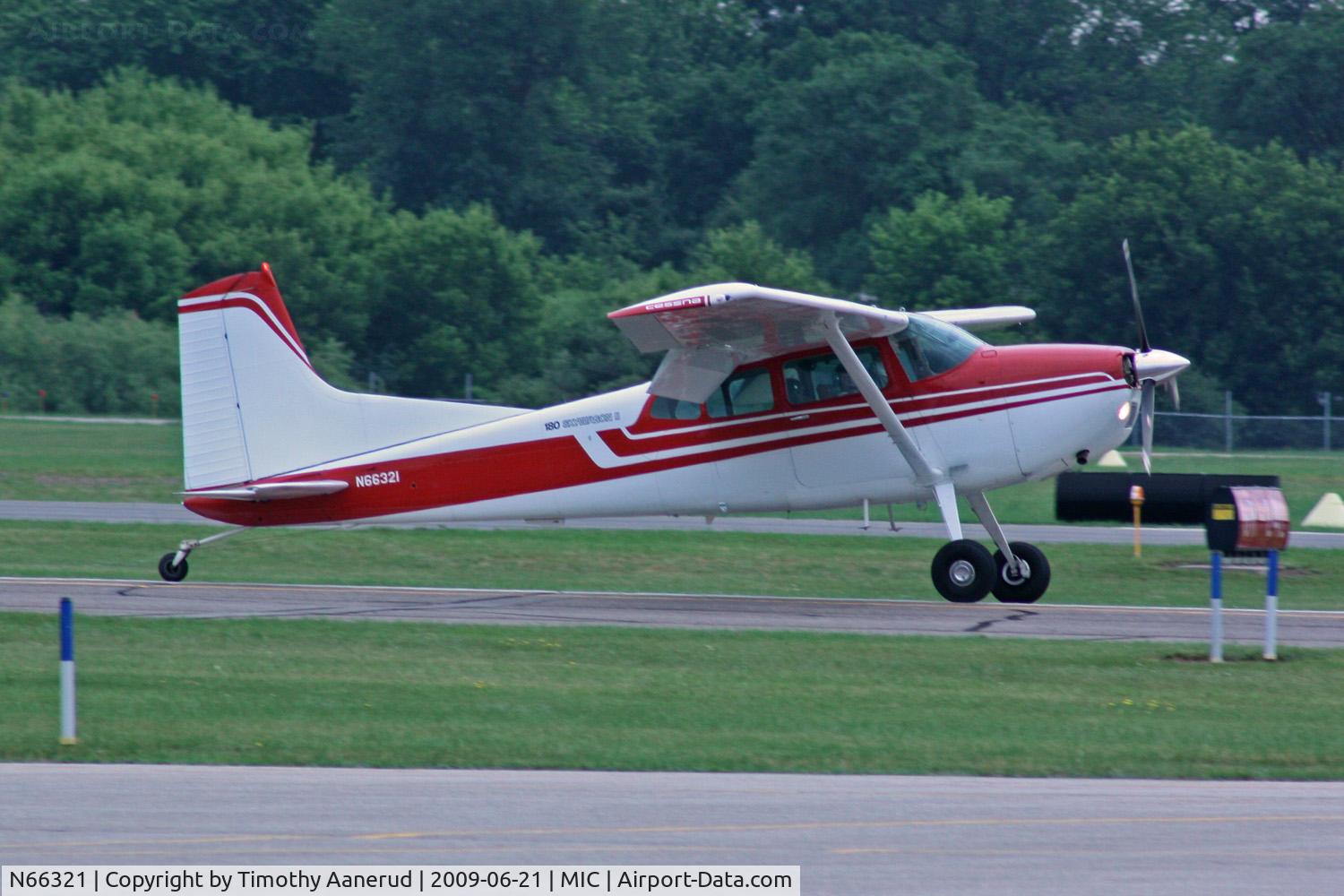 N66321, 1977 Cessna 180K Skywagon C/N 18052935, 1977 Cessna 180K, c/n: 18052935, Crystal Airport Open House 2009
