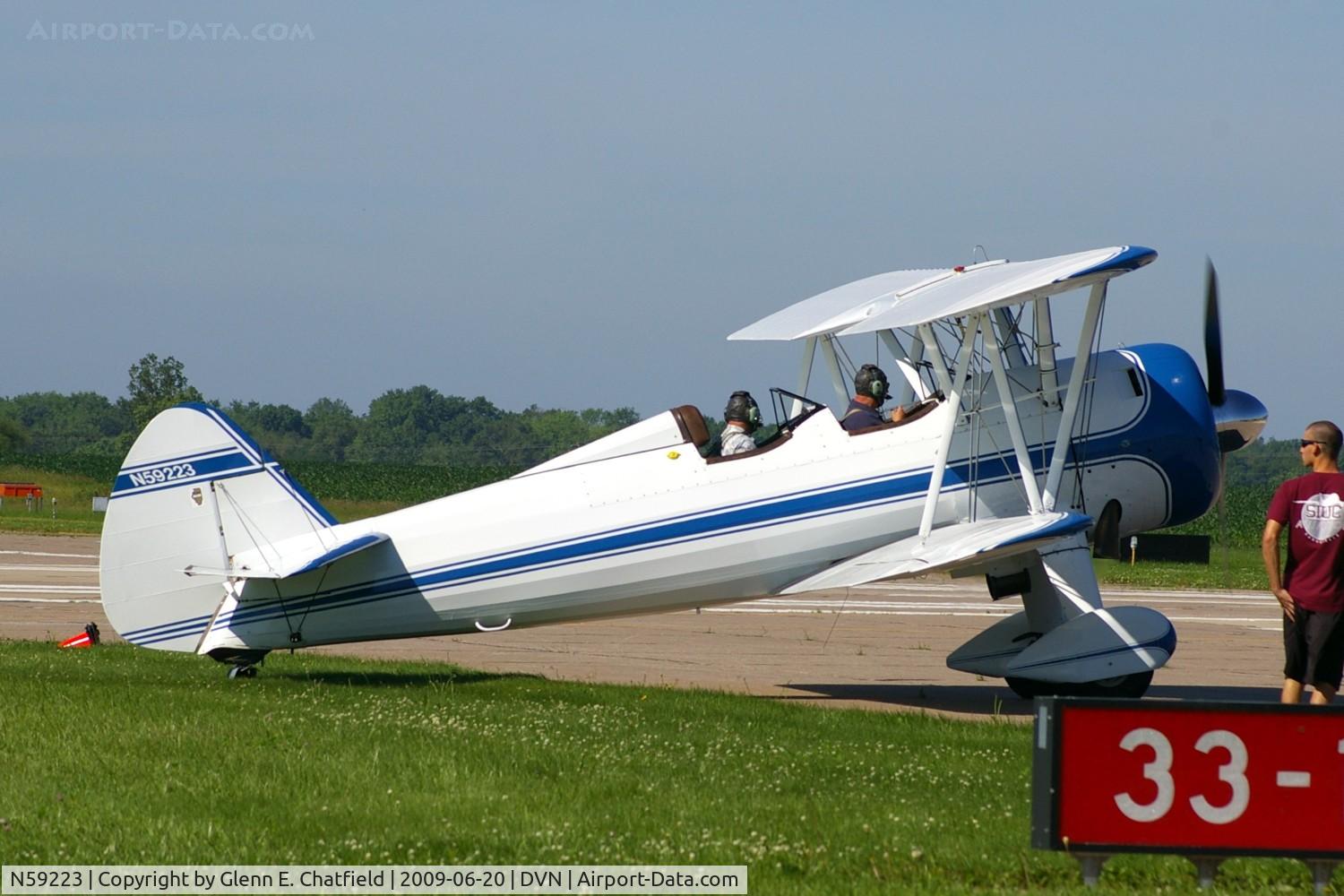 N59223, 1942 Boeing A75N1(PT17) C/N 75-2740, Quad Cities Air Show, PT-17 41-25251