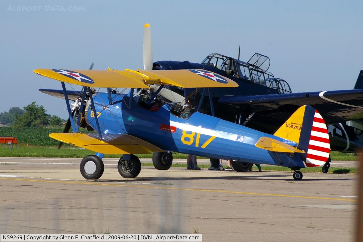 N59269, Boeing A75L3 C/N 75-3867, Quad Cities Air Show, PT-27 42-15678