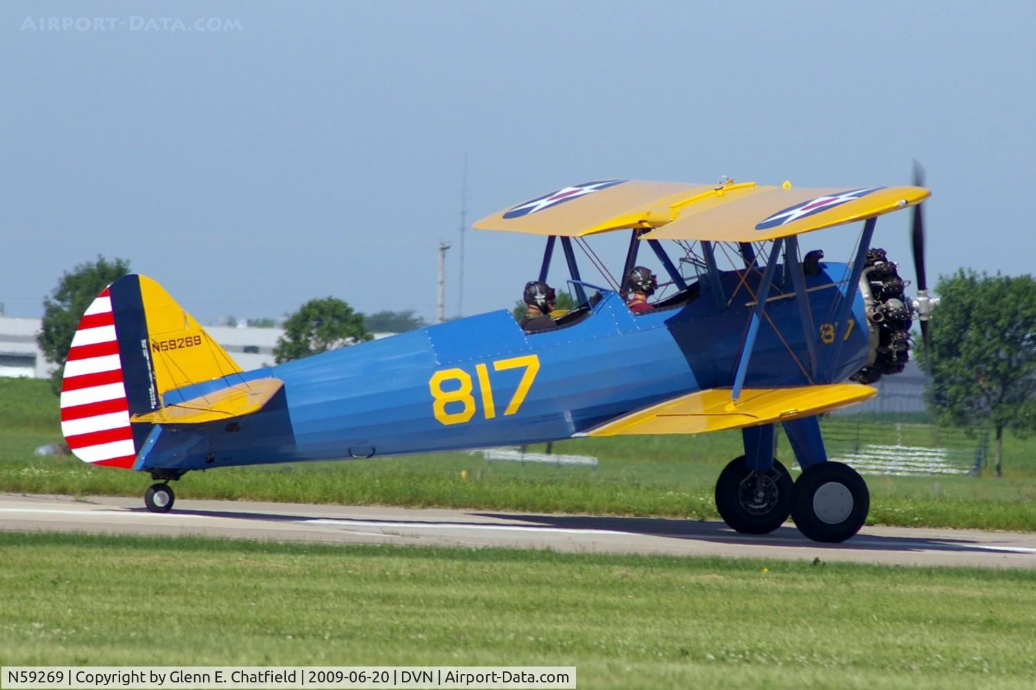 N59269, Boeing A75L3 C/N 75-3867, Quad Cities Air Show, PT-27 42-15678
