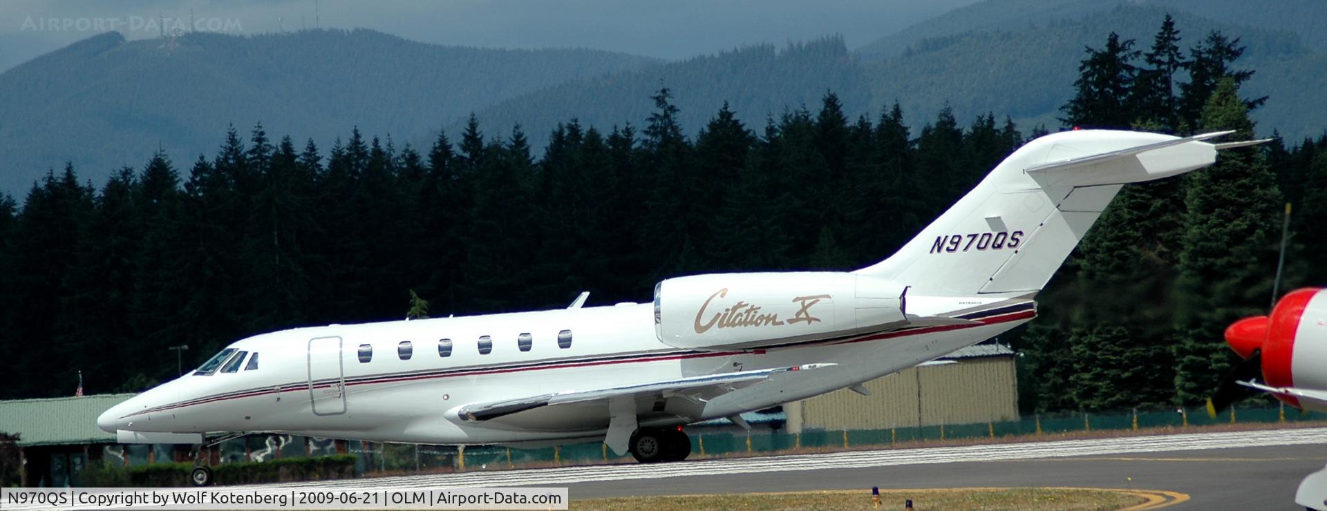 N970QS, 1998 Cessna 750 Citation X C/N 750-0070, spooling up