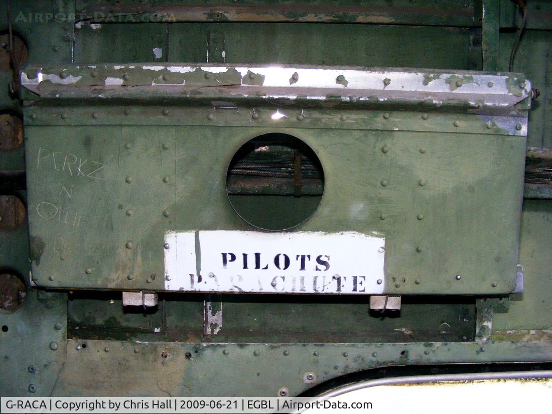 G-RACA, 1952 Percival P-57 Sea Prince T1 C/N P57/49, inside of the Sea Prince