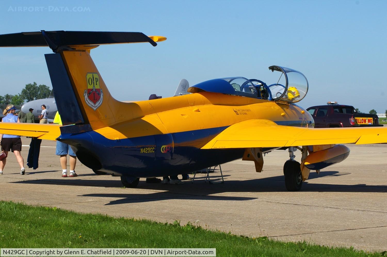 N429GC, 1964 Aero L-29 Delfin C/N 591311, Quad Cities Air Show, Belongs to the engineering department, University of Iowa