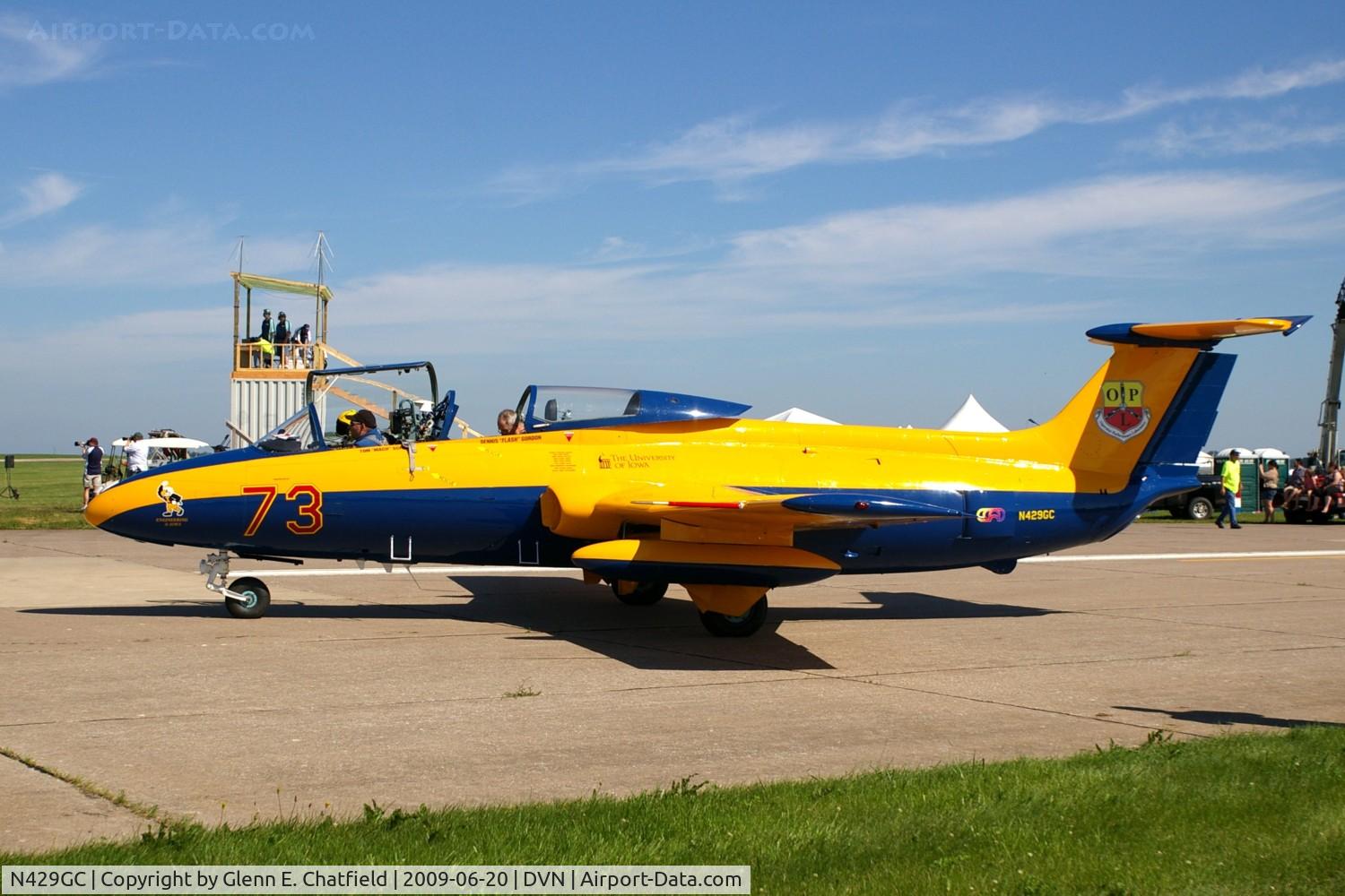 N429GC, 1964 Aero L-29 Delfin C/N 591311, Quad Cities Air Show, Belongs to the engineering department, University of Iowa