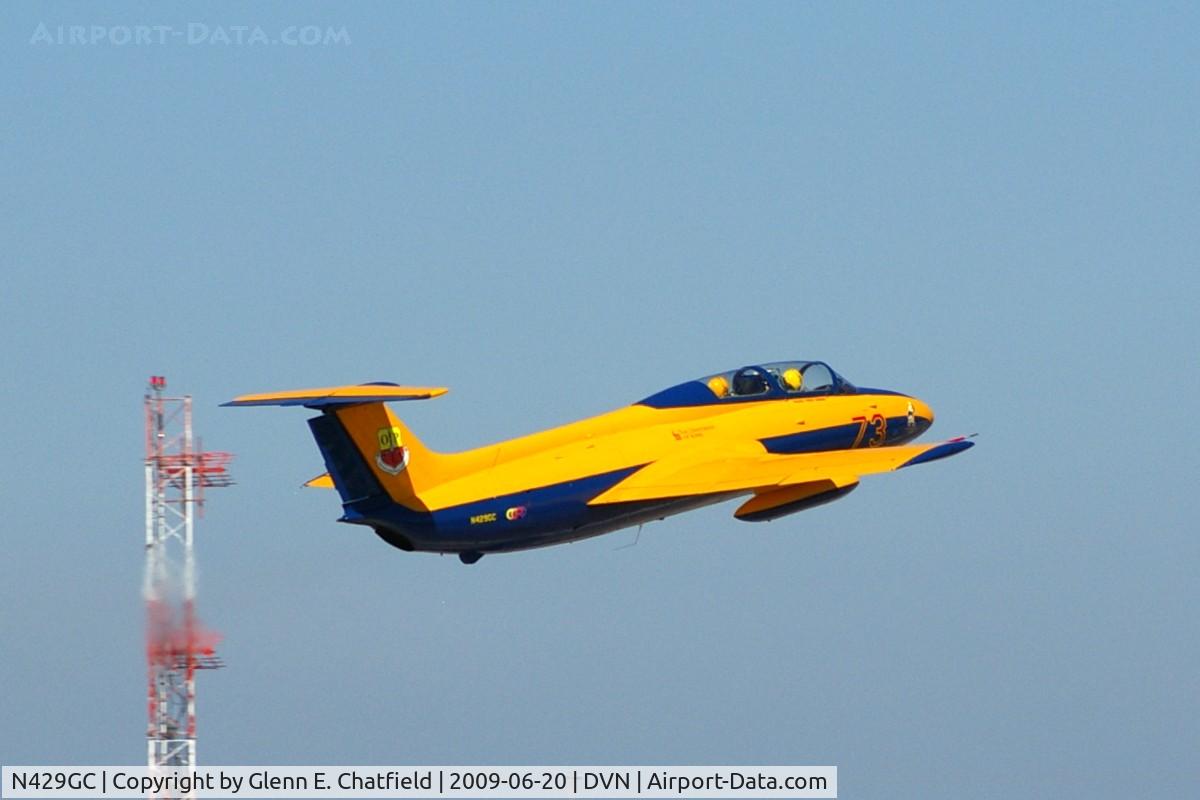 N429GC, 1964 Aero L-29 Delfin C/N 591311, Quad Cities Air Show, Belongs to the engineering department, University of Iowa