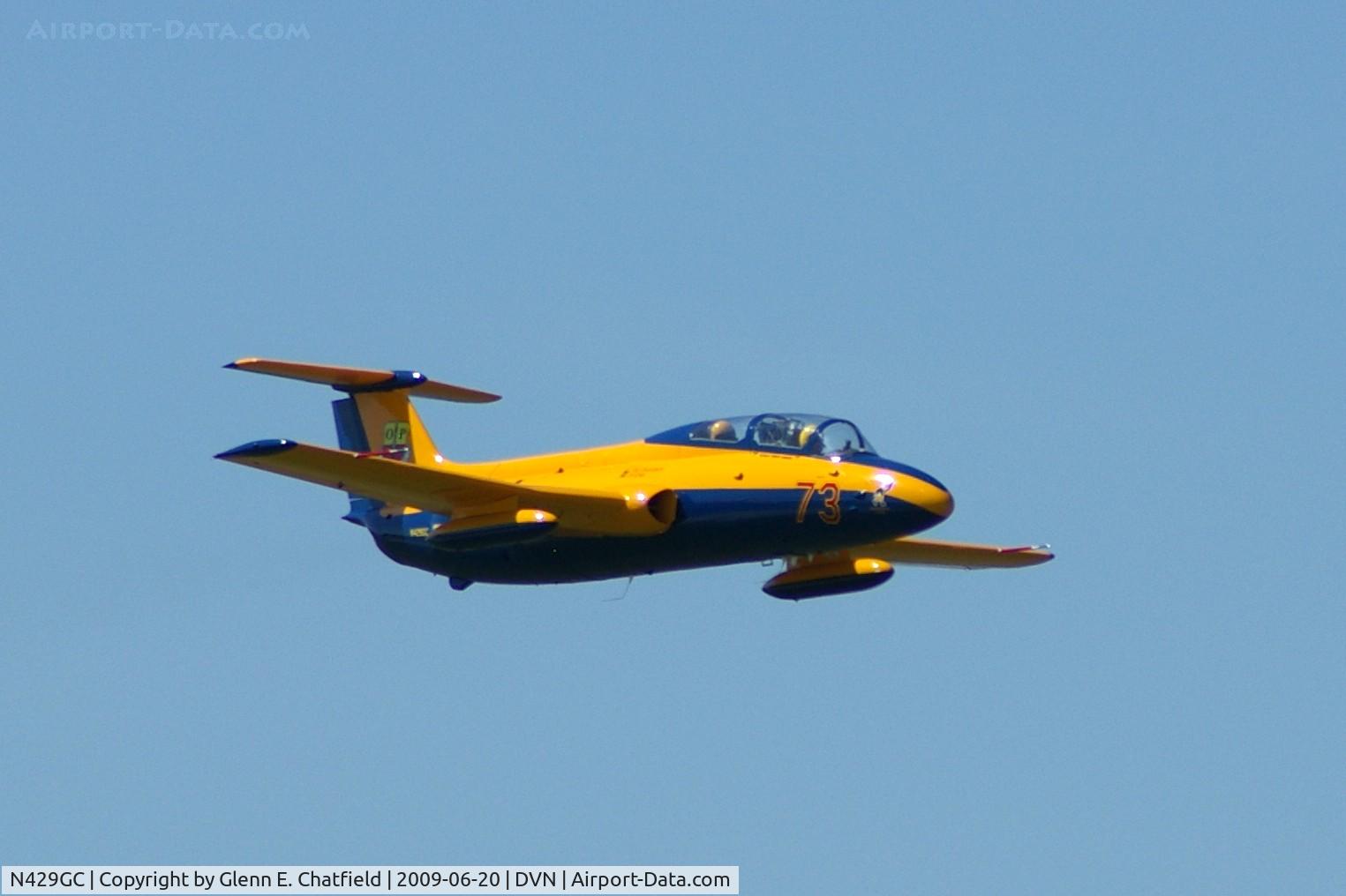 N429GC, 1964 Aero L-29 Delfin C/N 591311, Quad Cities Air Show, Belongs to the engineering department, University of Iowa