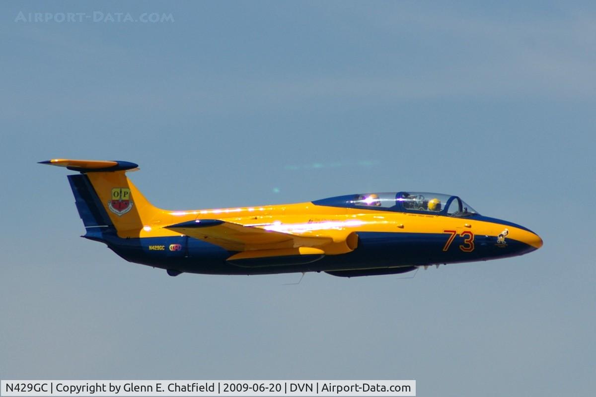 N429GC, 1964 Aero L-29 Delfin C/N 591311, Quad Cities Air Show, Belongs to the engineering department, University of Iowa