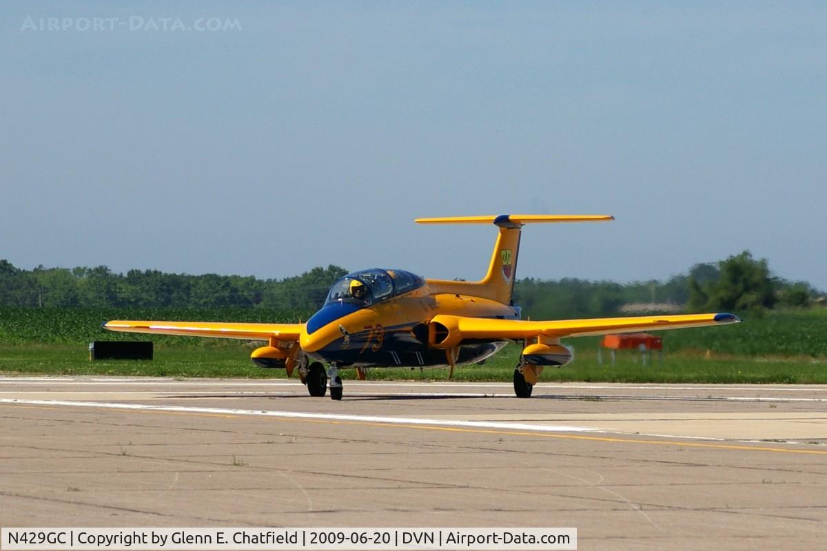 N429GC, 1964 Aero L-29 Delfin C/N 591311, Quad Cities Air Show, Belongs to the engineering department, University of Iowa