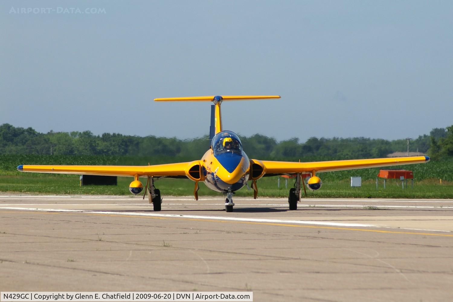 N429GC, 1964 Aero L-29 Delfin C/N 591311, Quad Cities Air Show, Belongs to the engineering department, University of Iowa
