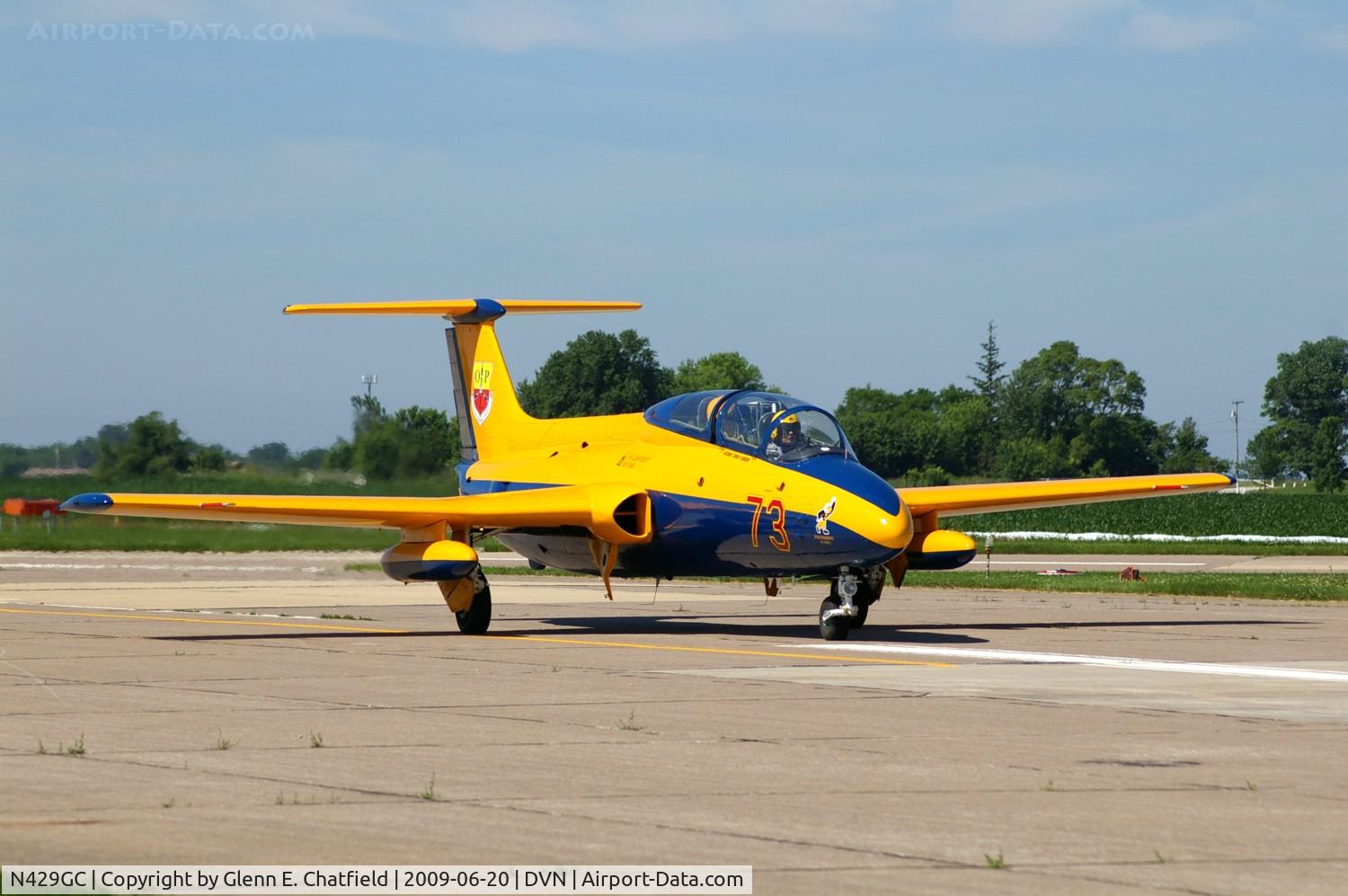 N429GC, 1964 Aero L-29 Delfin C/N 591311, Quad Cities Air Show, Belongs to the engineering department, University of Iowa