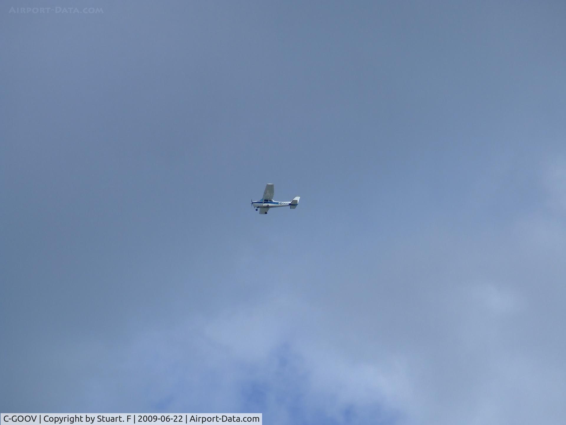 C-GOOV, 1981 Cessna 172P C/N 17275375, C-GOOV in flight.