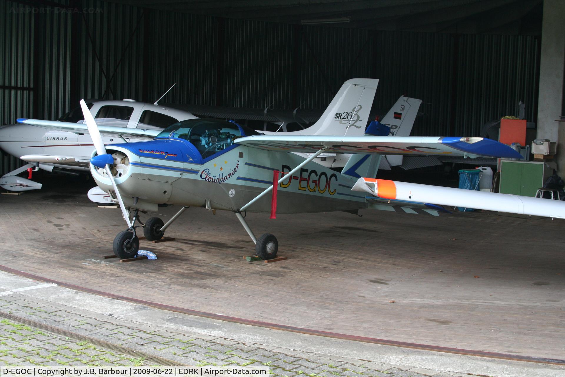 D-EGOC, 1967 Bolkow Bo-208C Junior C/N 646, Nice color pattern
