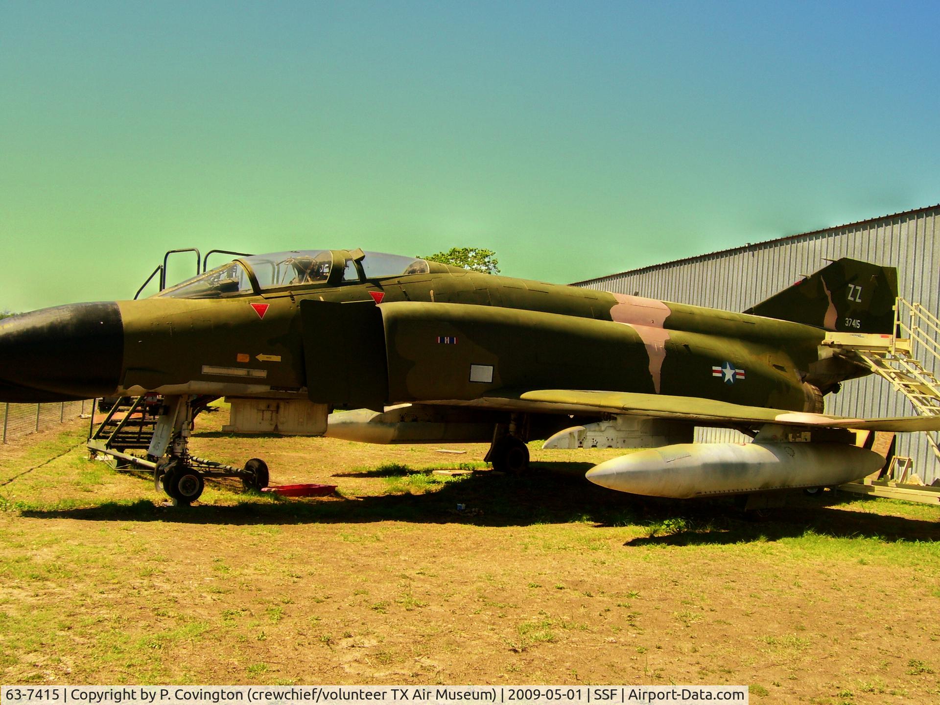 63-7415, 1963 McDonnell F-4C Phantom II C/N 342, F-4C Phantom II  restored to SEA camo scheme