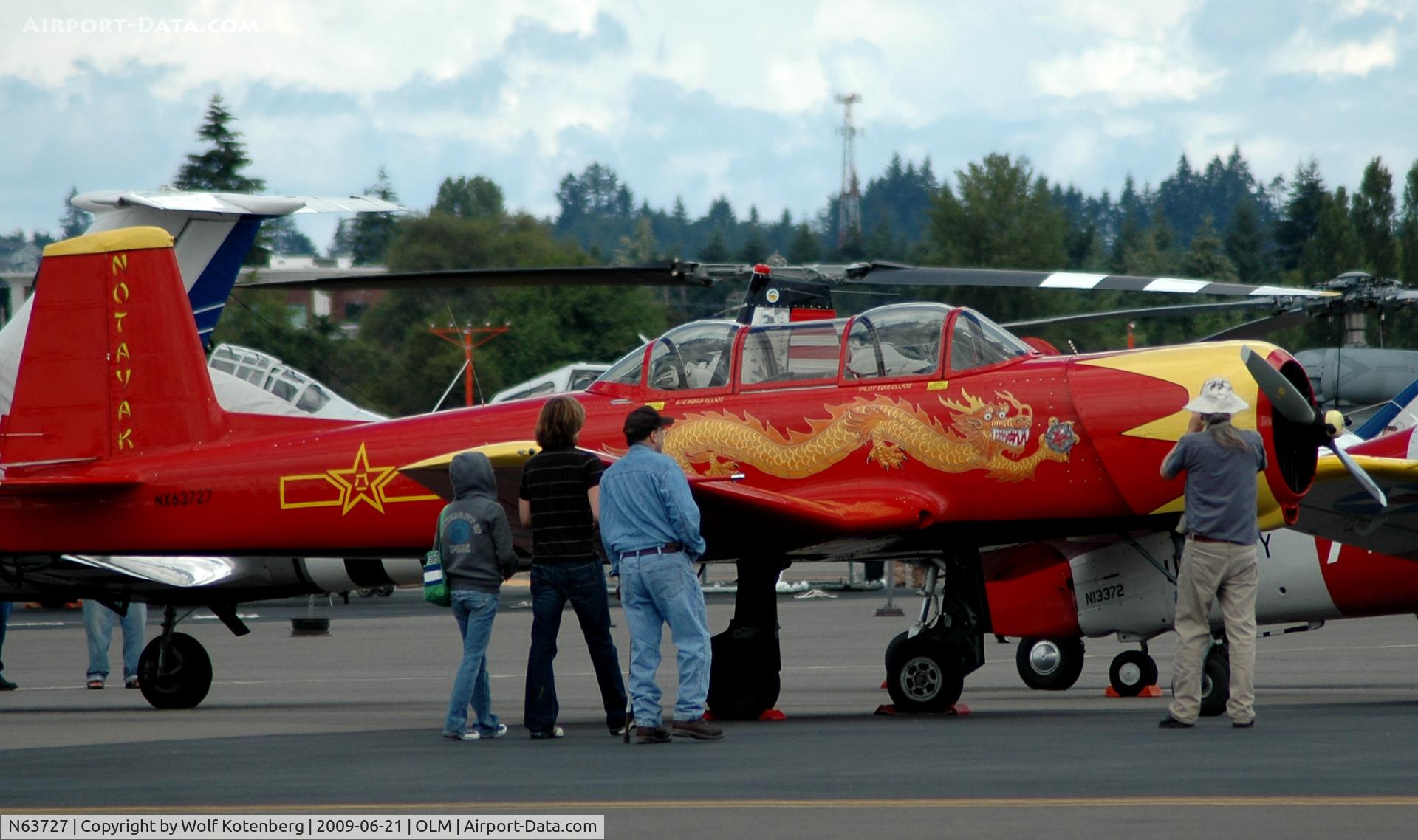 N63727, 1977 Nanchang CJ-6A C/N 1832035, flight line