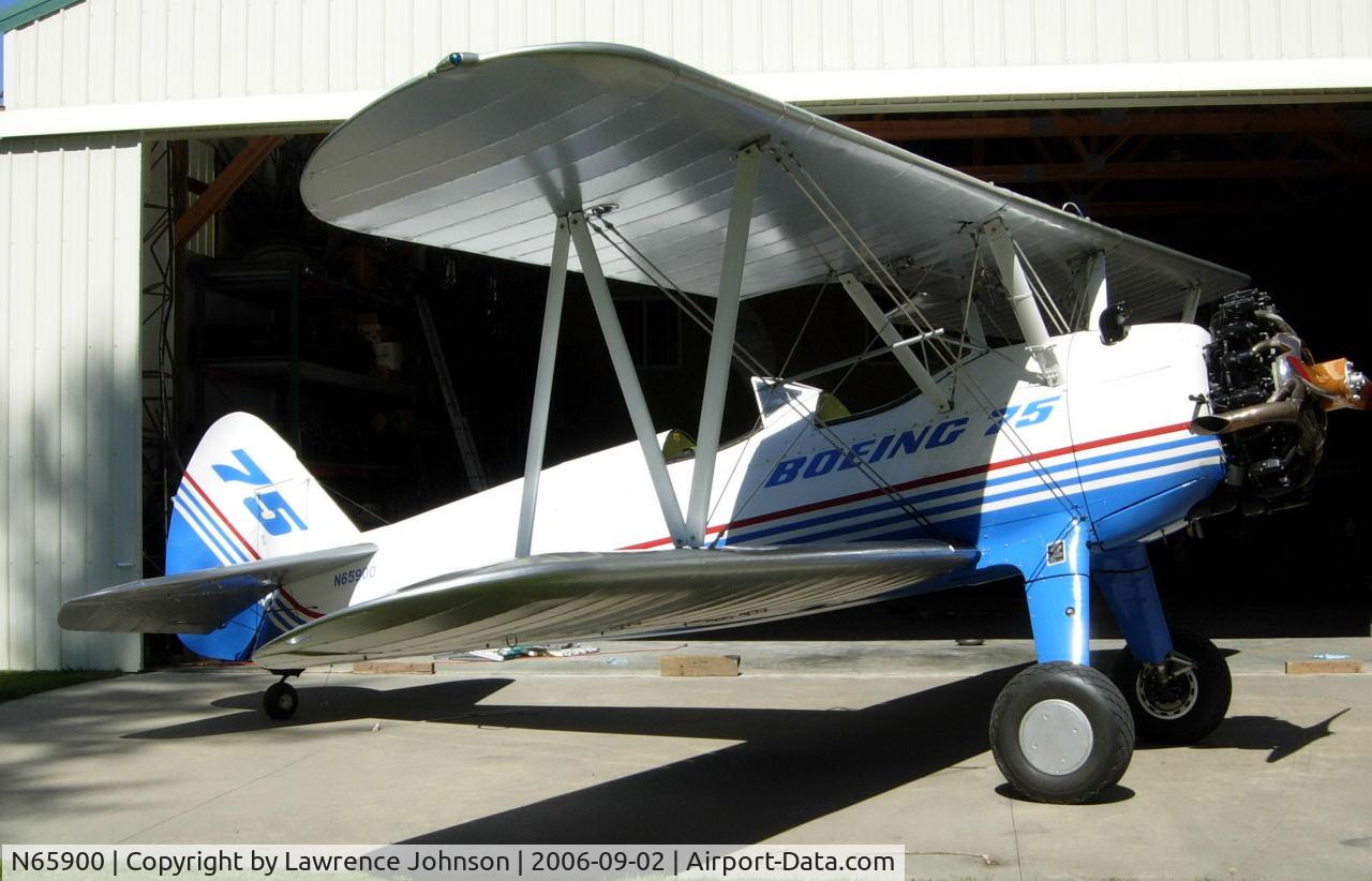 N65900, 1945 Boeing E75N1 C/N 75-5986, Boeing E75 c/n75-5986 at private field in NE WA