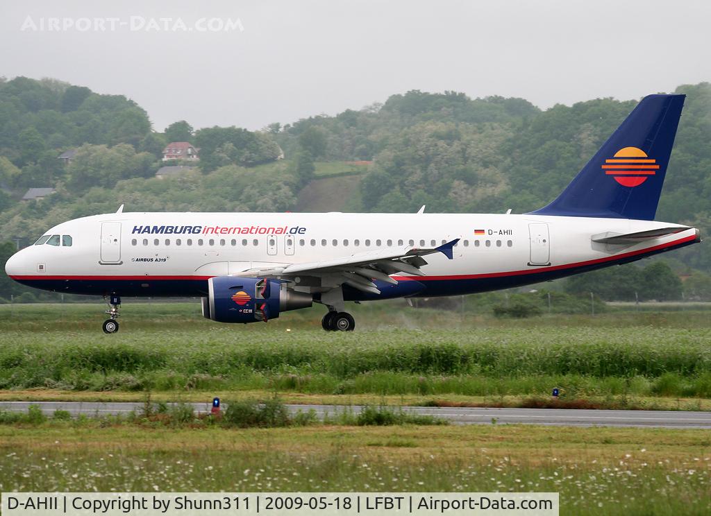 D-AHII, 2008 Airbus A319-111 C/N 3403, Arriving from flight rwy 20