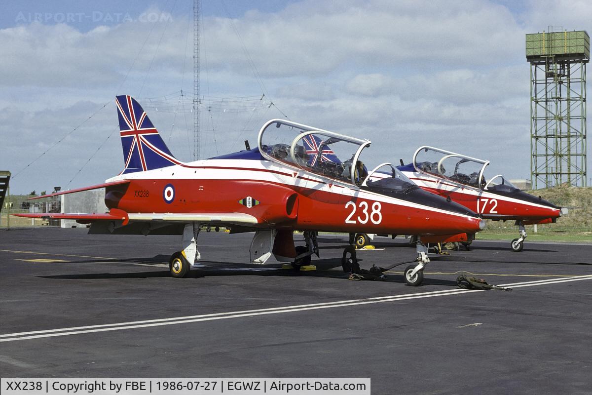 XX238, 1978 Hawker Siddeley Hawk T.1 C/N 074/312074, Union Jack Hawk T1
