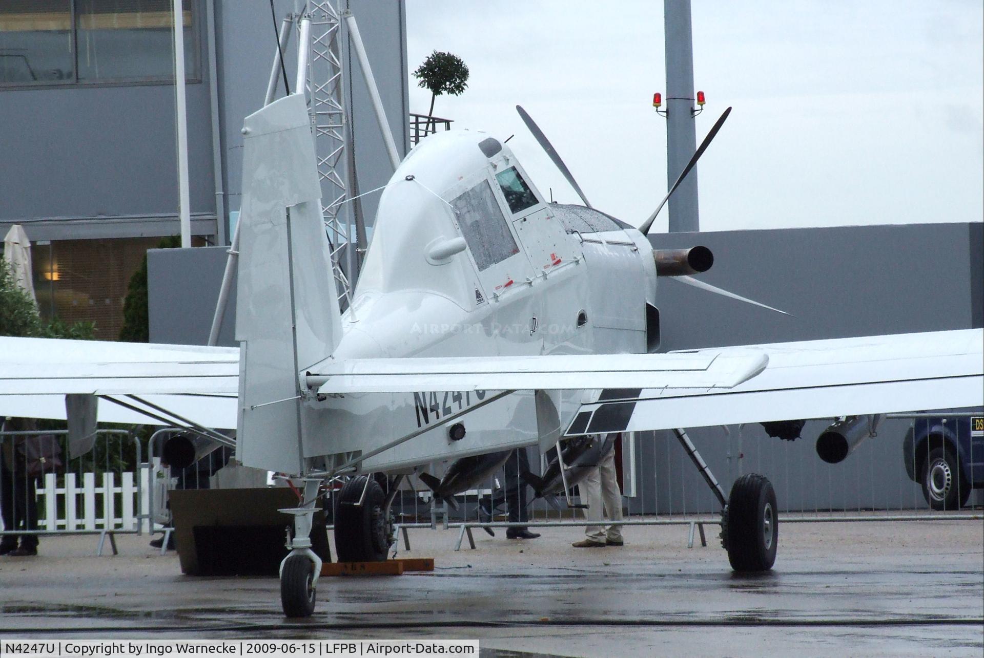 N4247U, Air Tractor AT-802 C/N 802-4001, Air Tractor AT-802U Prototype at the Aerosalon 2009, Paris