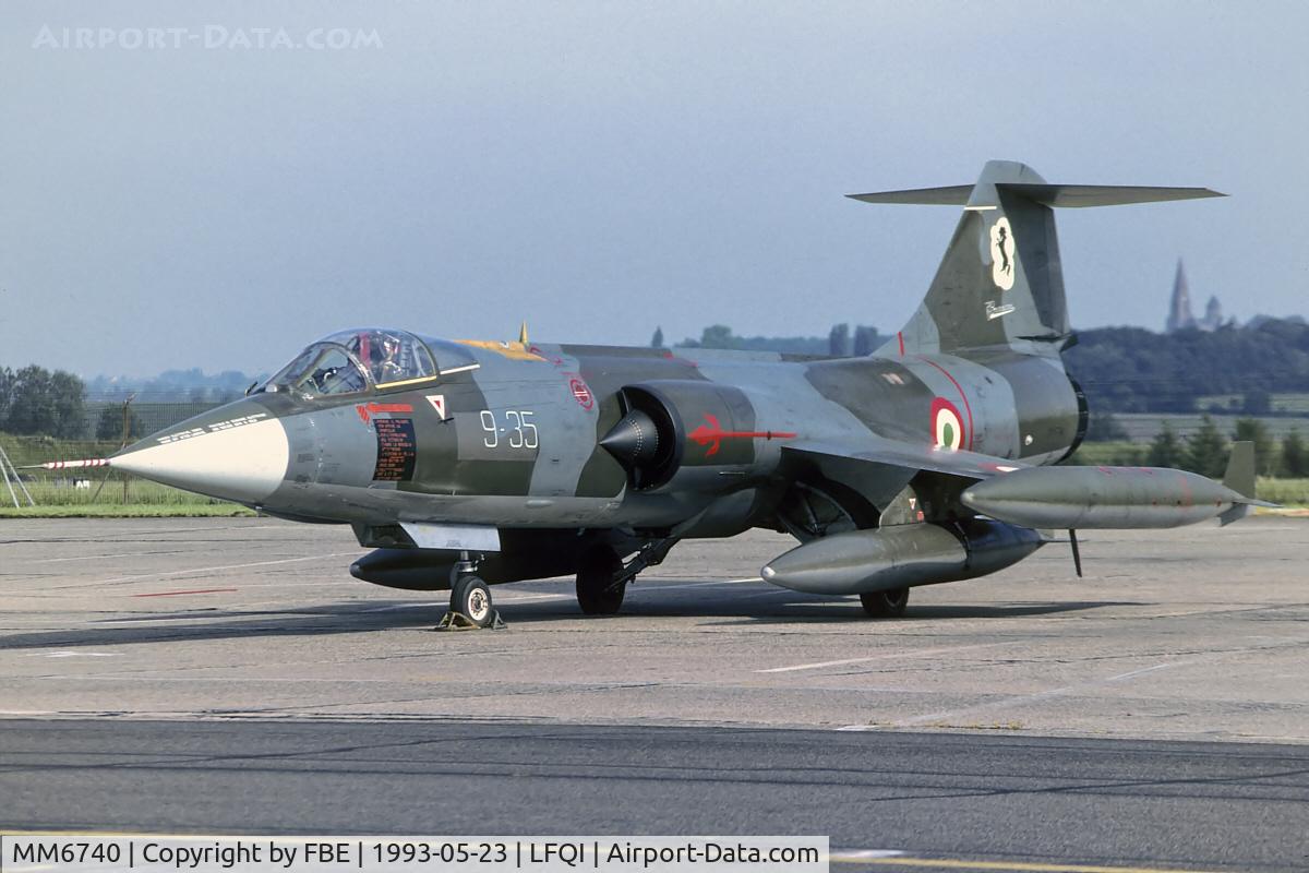 MM6740, Aeritalia F-104S ASA-M Starfighter C/N 1040, F-104S at Cambrai