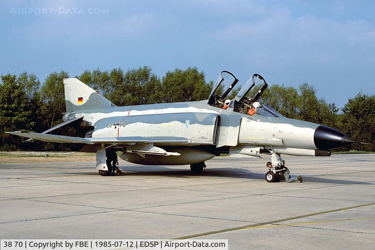 38 70, 1972 McDonnell Douglas F-4F Phantom II C/N 4788, last chance at Fliegerhorst Pferdsfeld