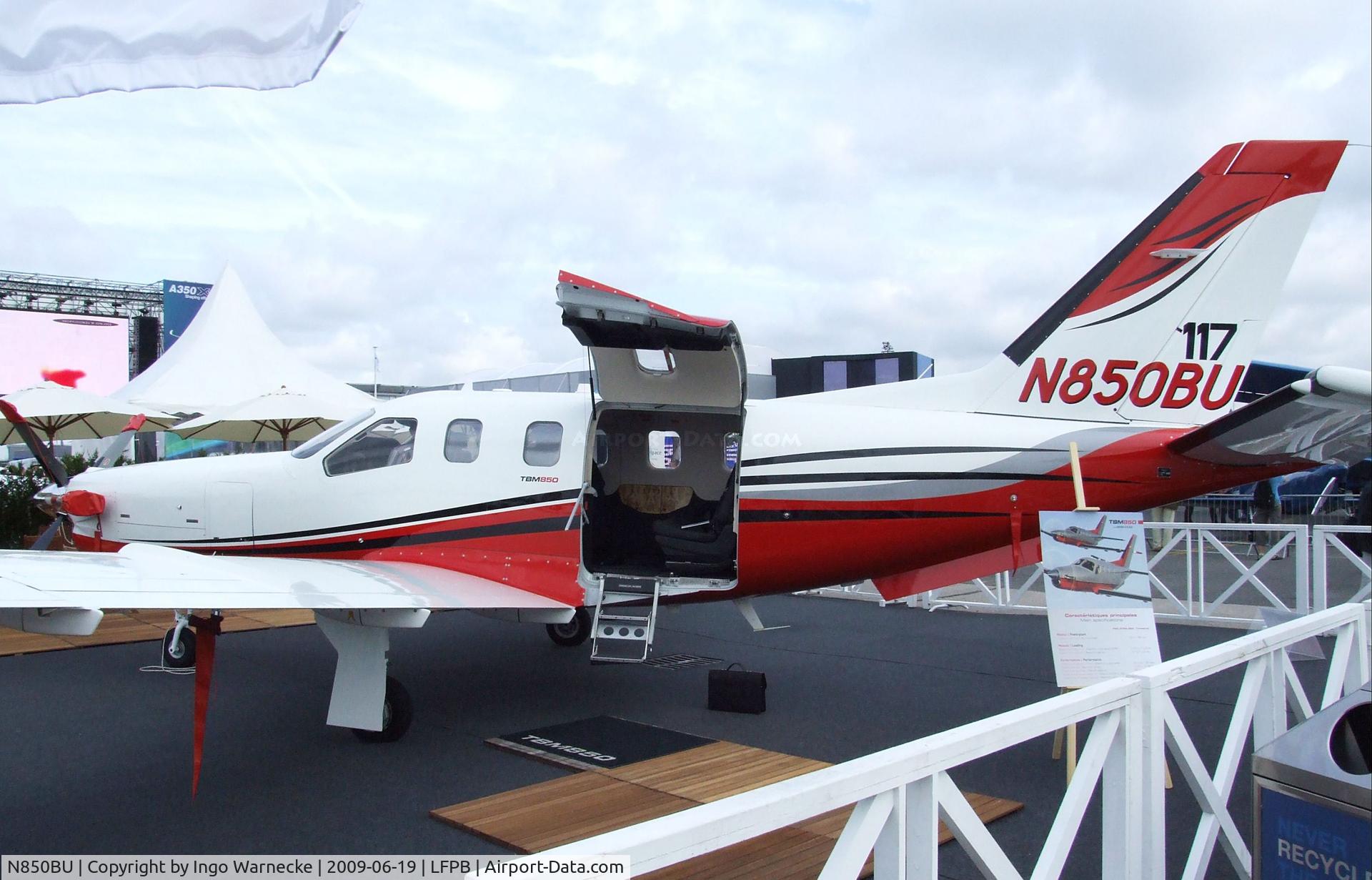 N850BU, Socata TBM 850 C/N 508, SOCATA TBM-850 at the Aerosalon 2009, Paris