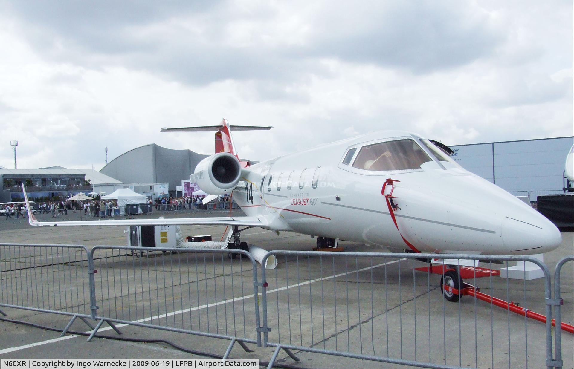 N60XR, Learjet 60 C/N 358, Learjet 60XR at the Aerosalon 2009, Paris