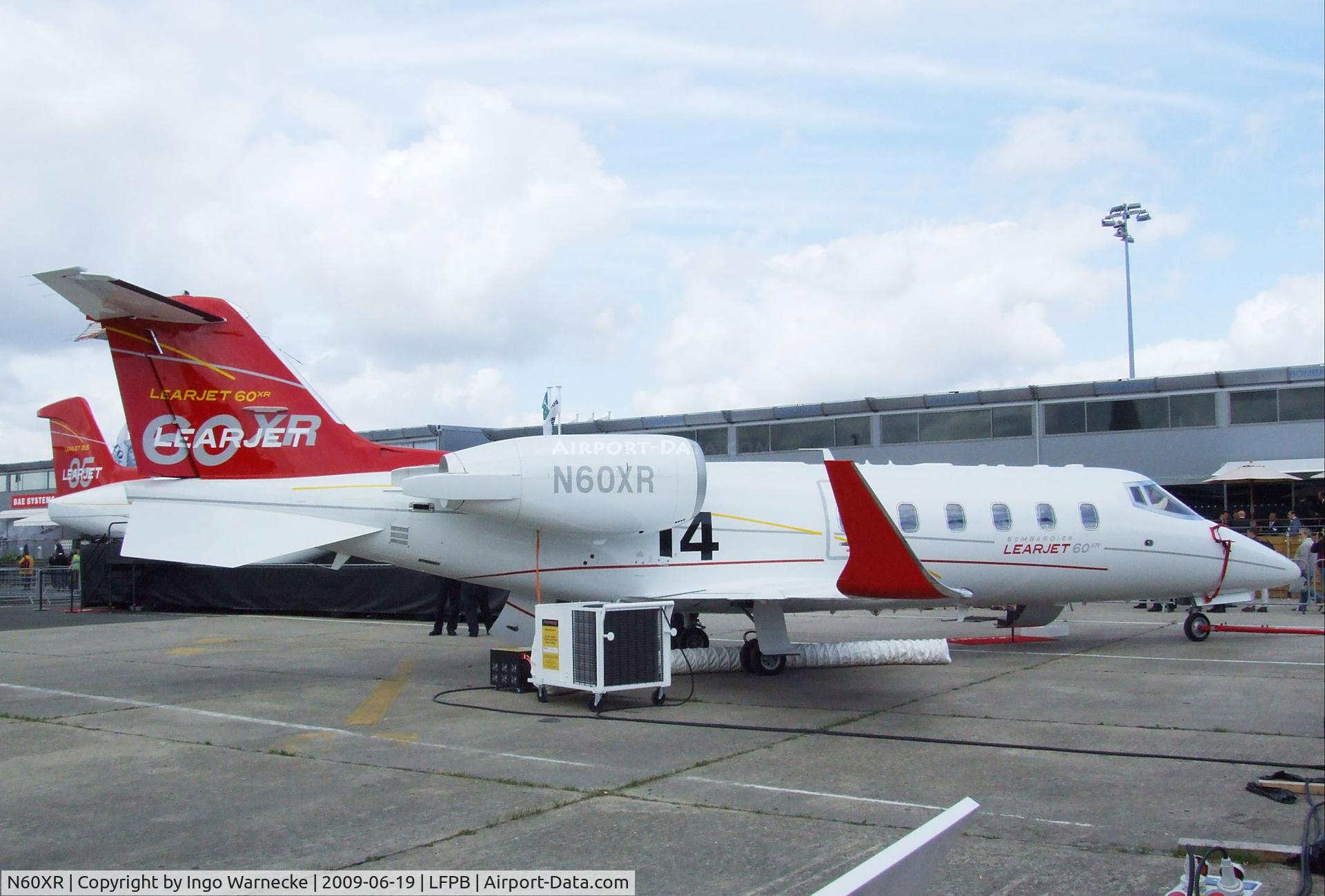 N60XR, Learjet 60 C/N 358, Learjet 60XR at the Aerosalon 2009, Paris