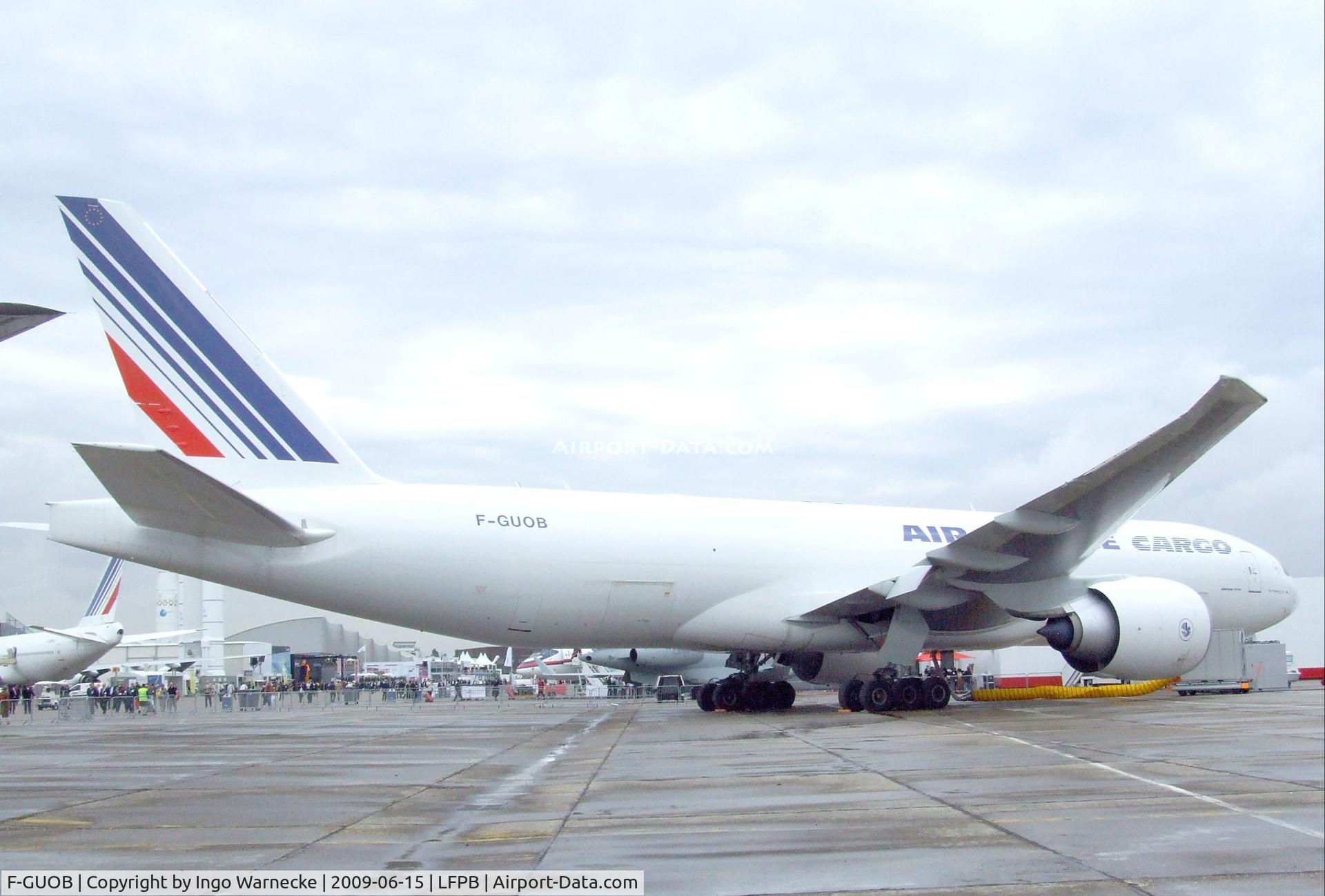 F-GUOB, 2008 Boeing 777-F28 C/N 32965, Boeing 777-F28 of Air France Cargo at the Aerosalon 2009, Paris