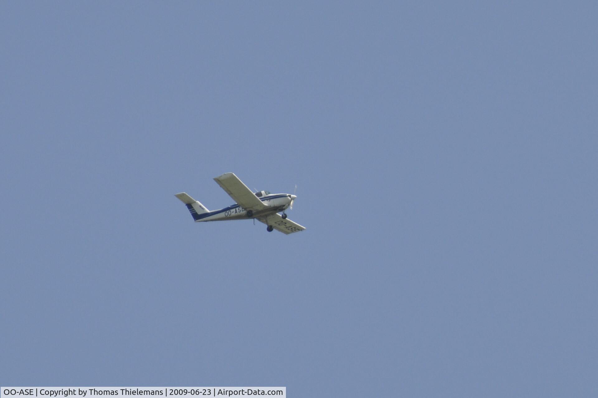OO-ASE, Beech 77 Skipper Skipper C/N WA-149, in flight