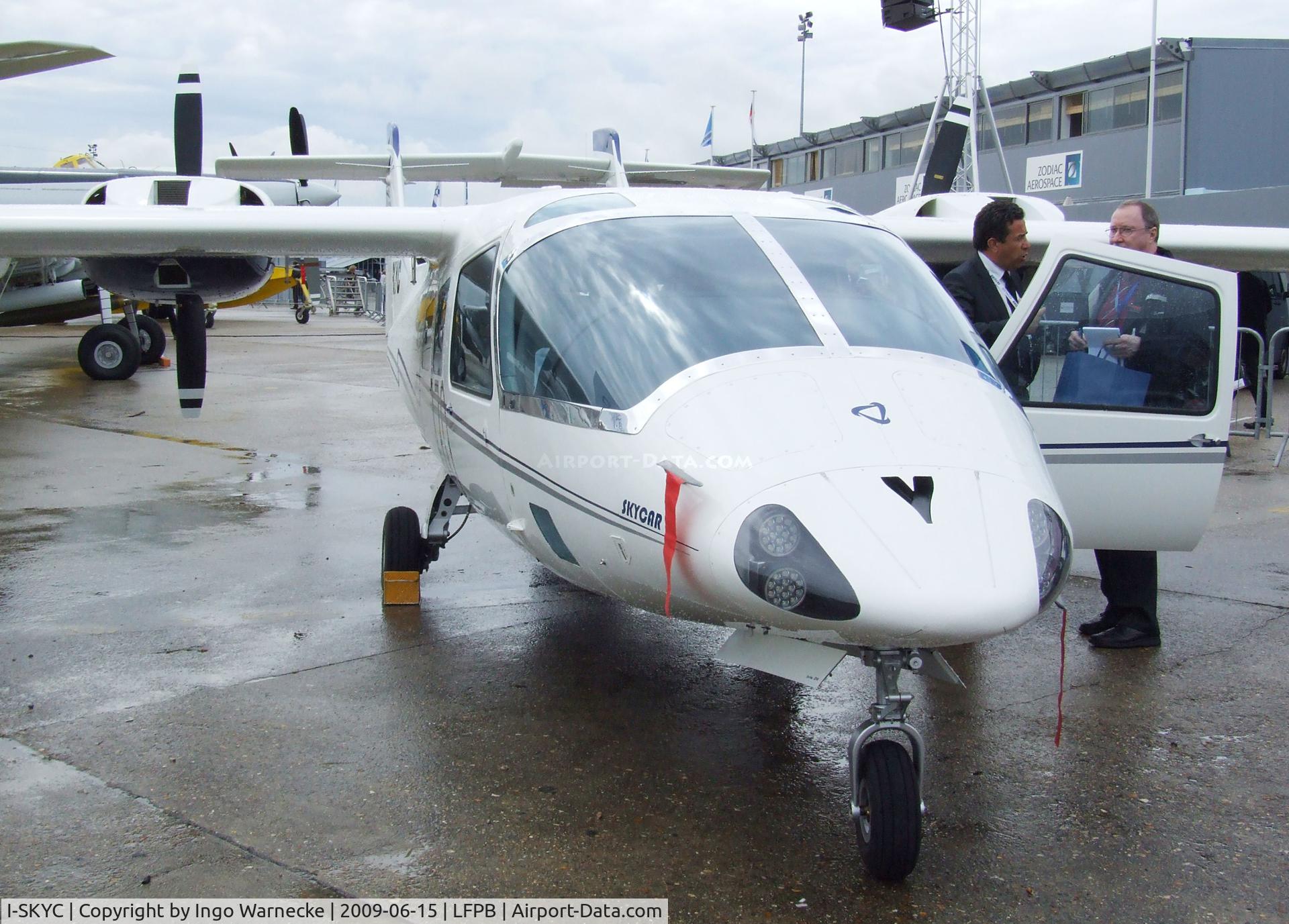 I-SKYC, OMA Sud Skycar C/N 01, OMA Sud Skycar Prototype at the Aerosalon 2009, Paris