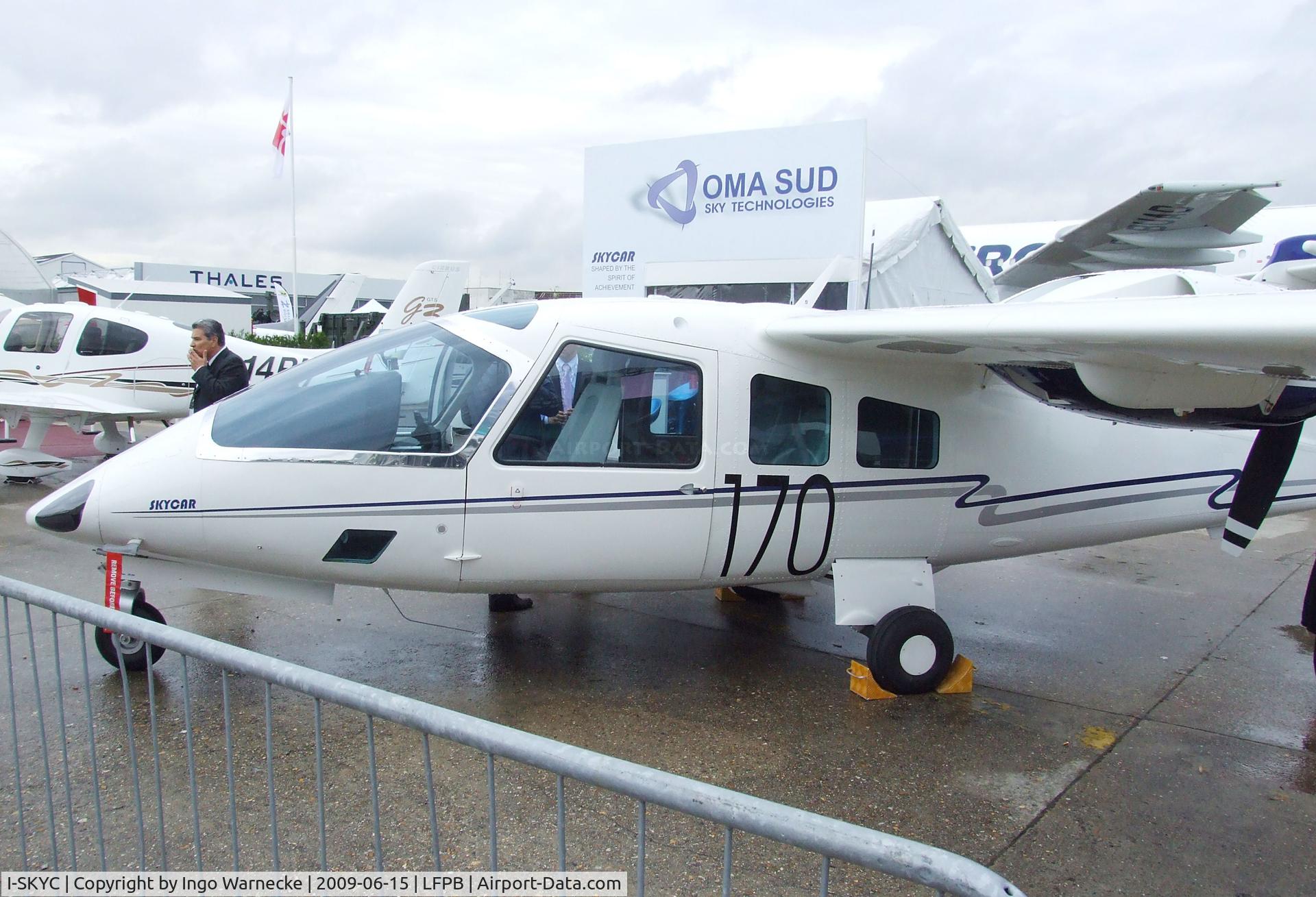 I-SKYC, OMA Sud Skycar C/N 01, OMA Sud Skycar Prototype at the Aerosalon 2009, Paris