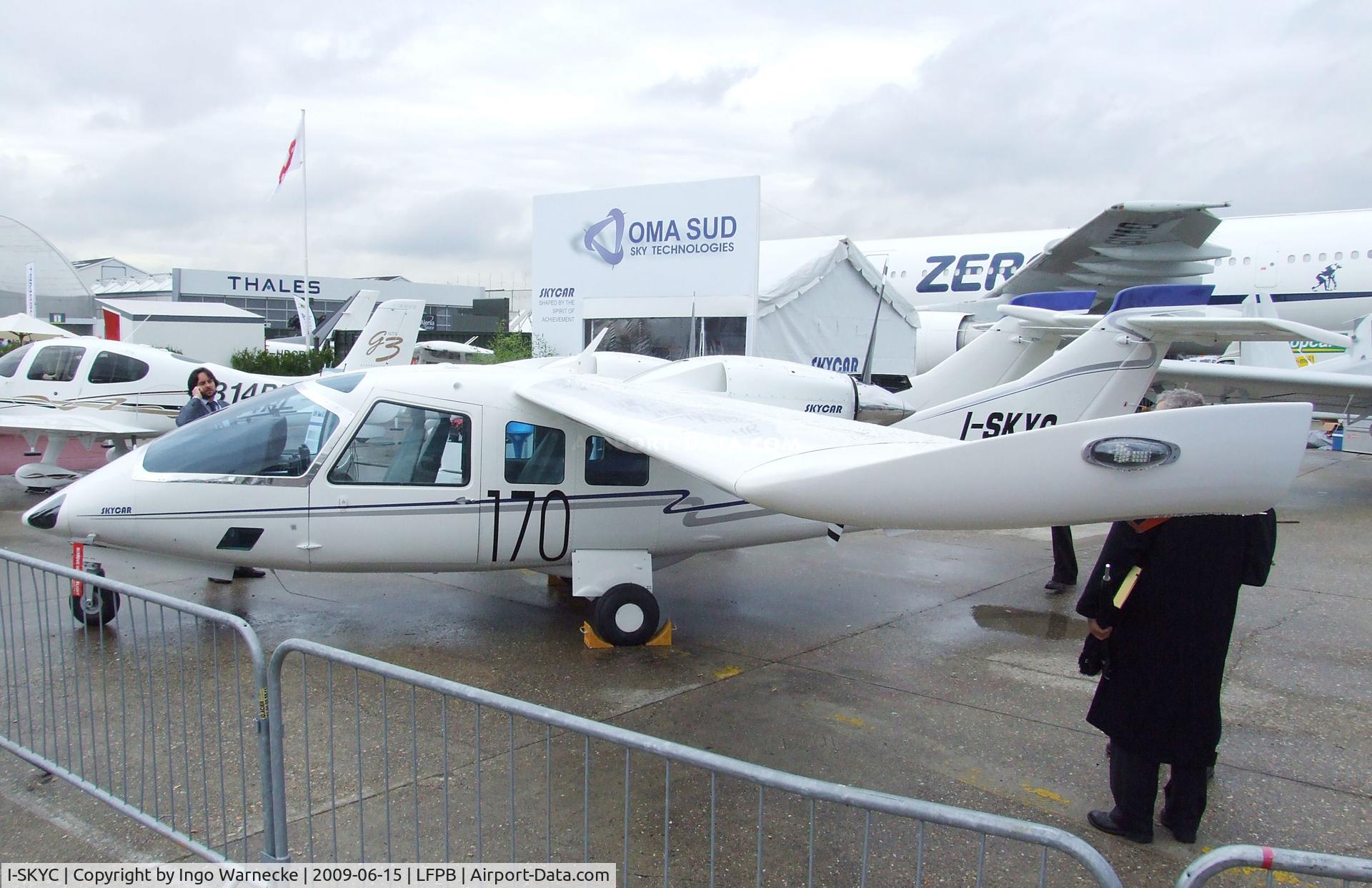 I-SKYC, OMA Sud Skycar C/N 01, OMA Sud Skycar Prototype at the Aerosalon 2009, Paris