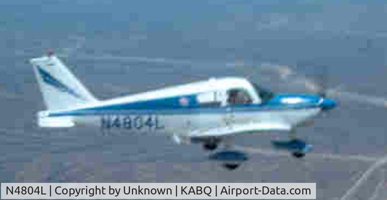 N4804L, Piper PA-28-180 C/N 284143, Near ABQ about 1973