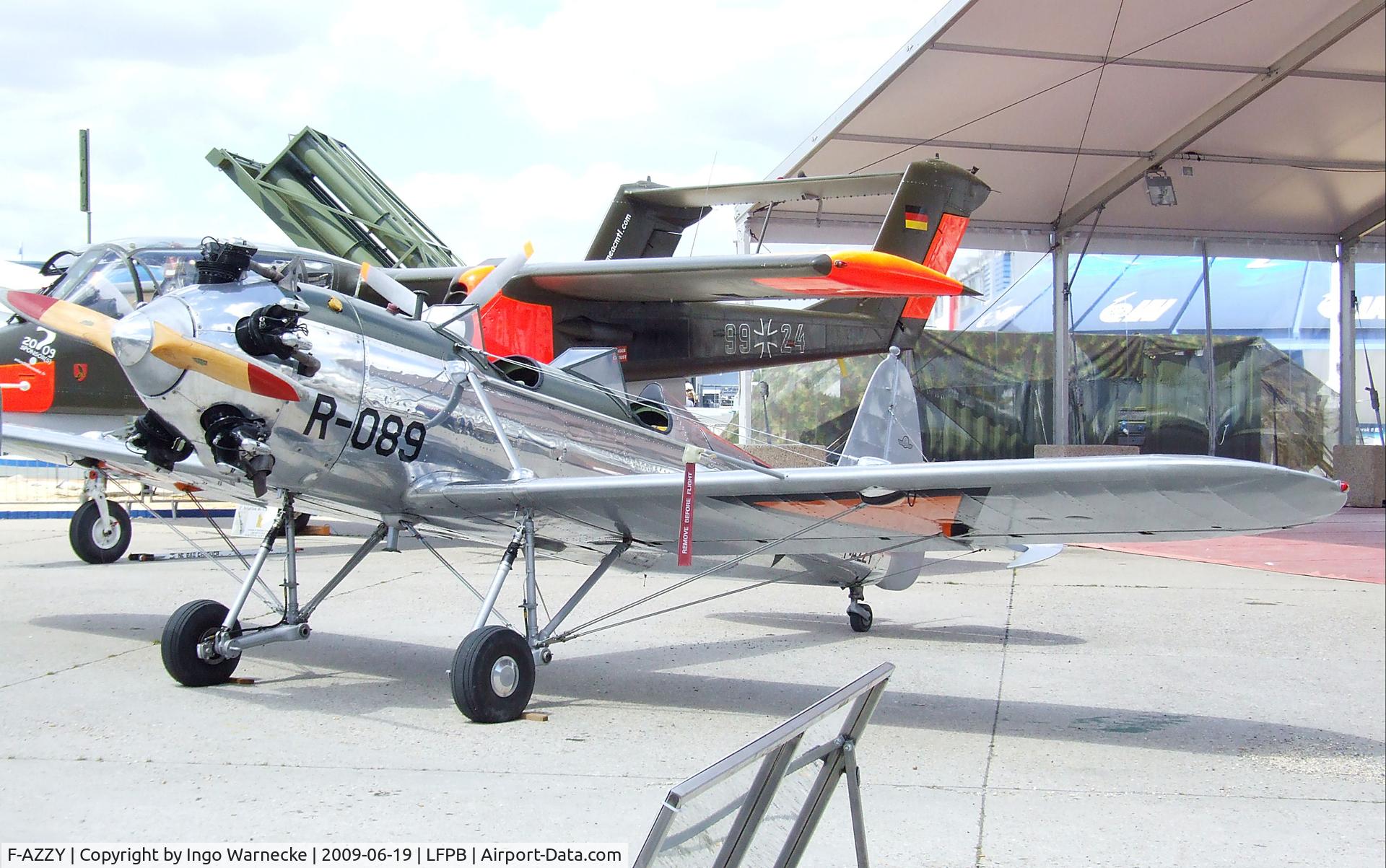 F-AZZY, 1942 Ryan PT-22 Recruit (ST3KR) C/N 1794, Ryan ST3KR (PT-22 Recruit)  at the Aerosalon 2009, Paris