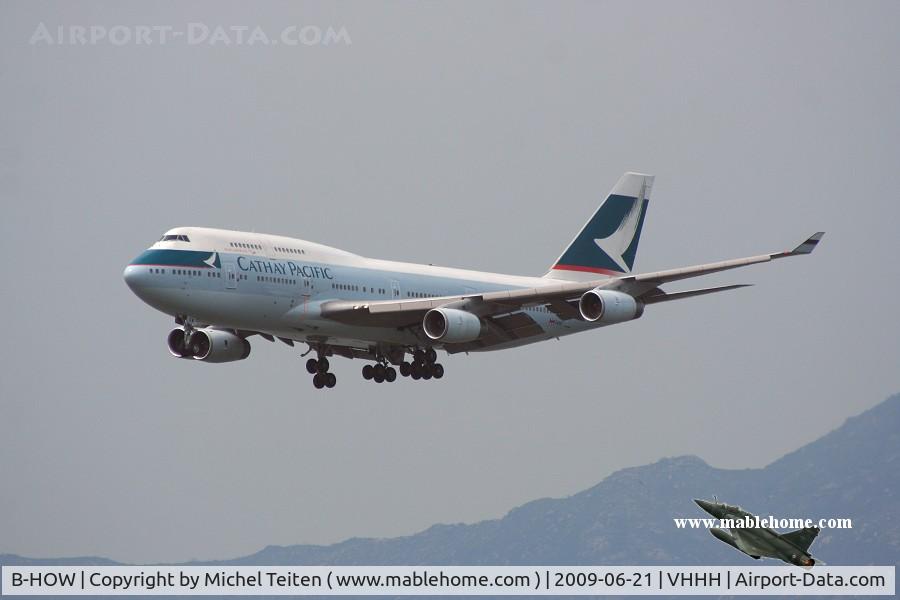 B-HOW, 1991 Boeing 747-467 C/N 25211, Cathay Pacific