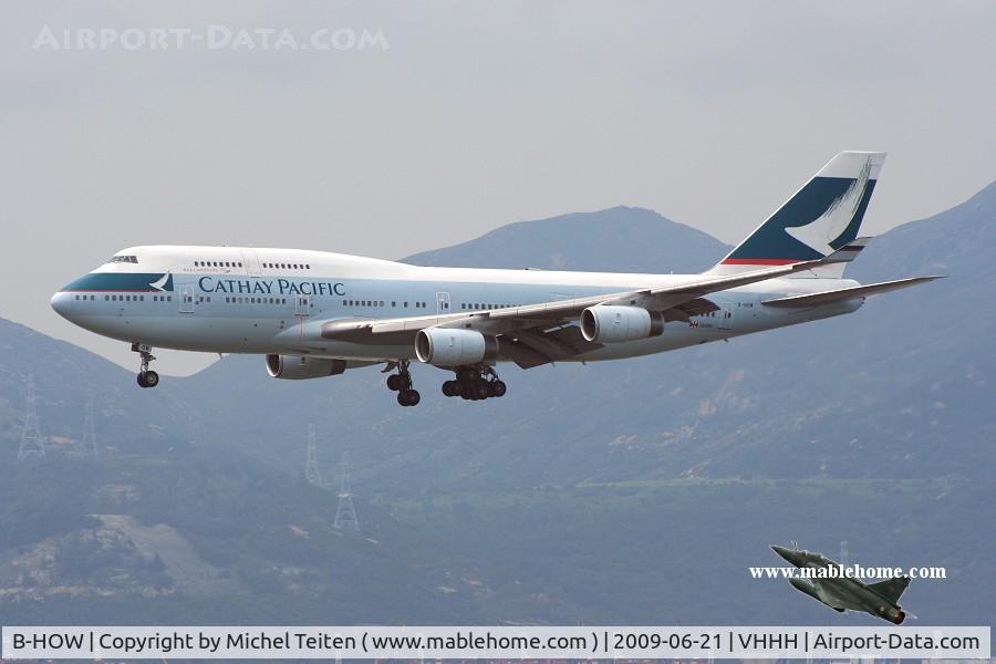 B-HOW, 1991 Boeing 747-467 C/N 25211, Cathay Pacific