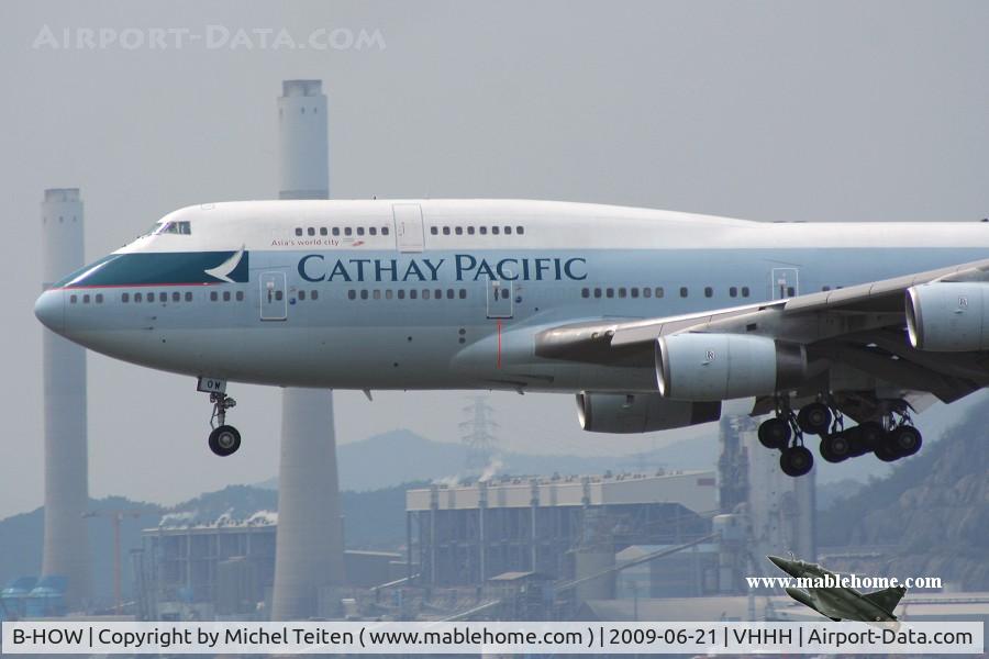 B-HOW, 1991 Boeing 747-467 C/N 25211, Cathay Pacific