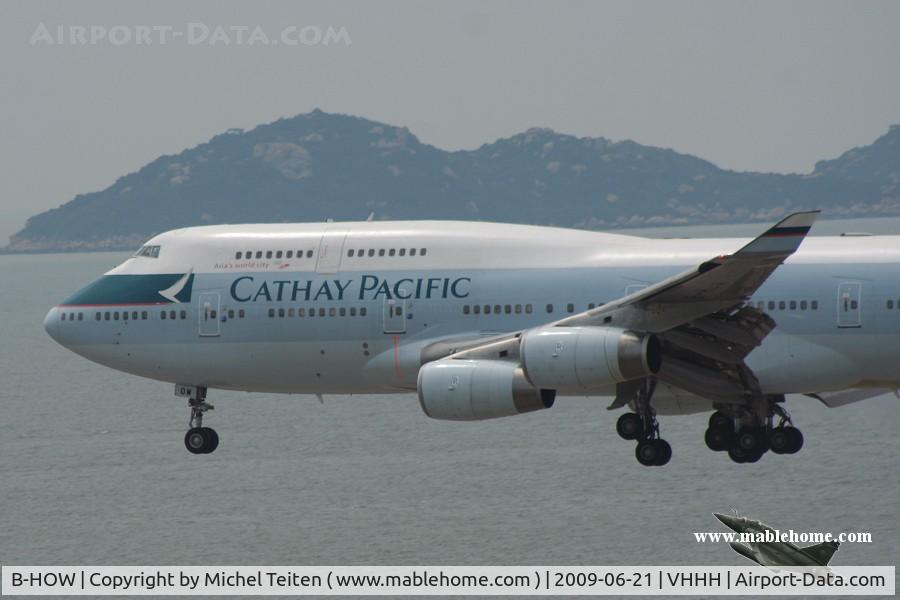 B-HOW, 1991 Boeing 747-467 C/N 25211, Cathay Pacific
