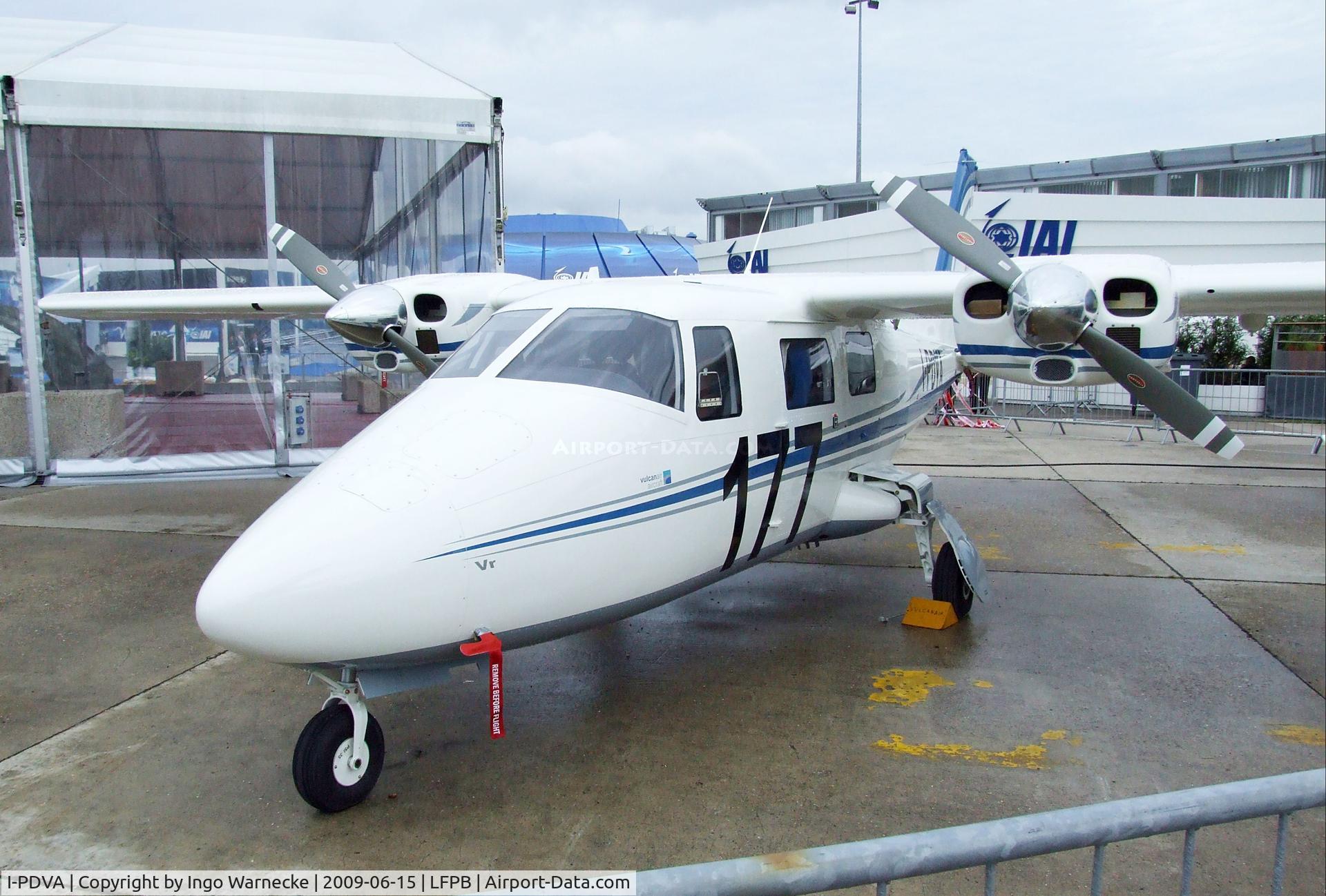 I-PDVA, Vulcanair P-68P-VR Observer 2 C/N 430, Vulcanair P.68P-VR Observer 2 at the Aerosalon 2009, Paris
