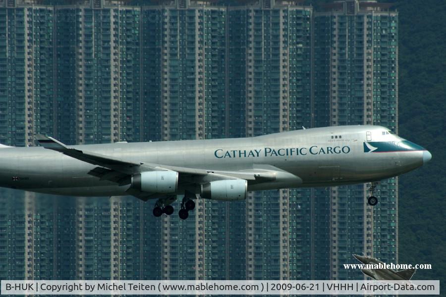 B-HUK, 1995 Boeing 747-467F/SCD C/N 27503, Cathay Pacific
