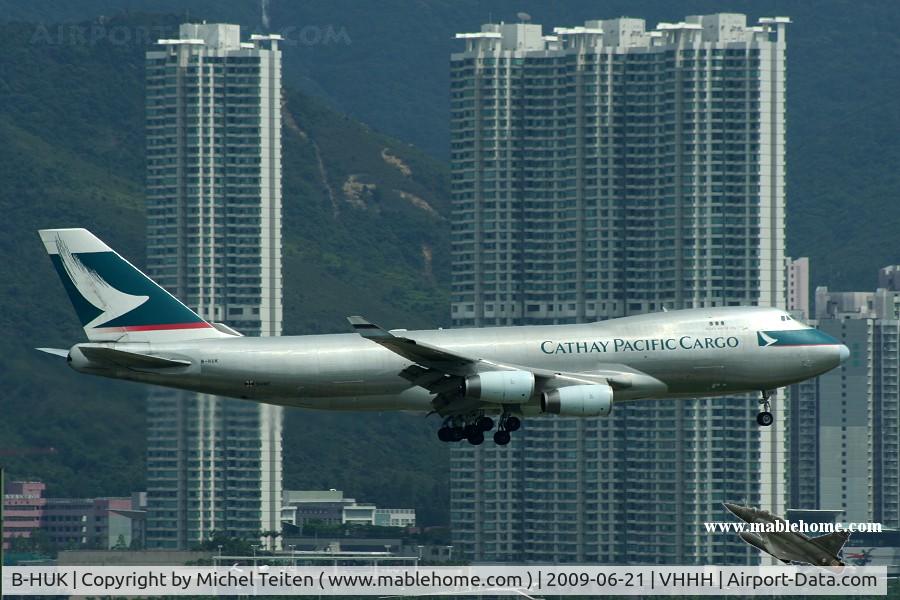 B-HUK, 1995 Boeing 747-467F/SCD C/N 27503, Cathay Pacific